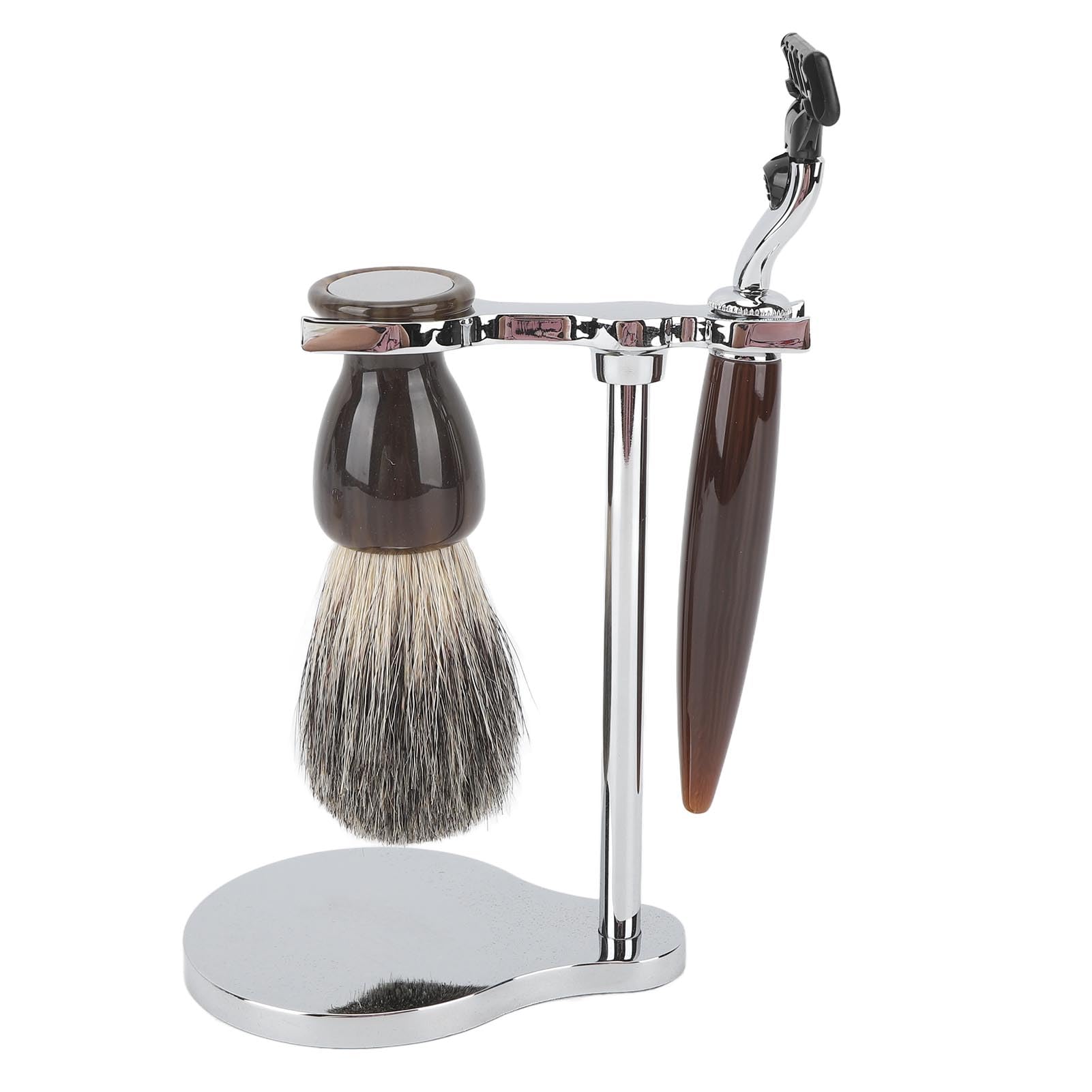 Premium Men's Shaving Set | Safety Razor Beard Brush & Soap Dish ...