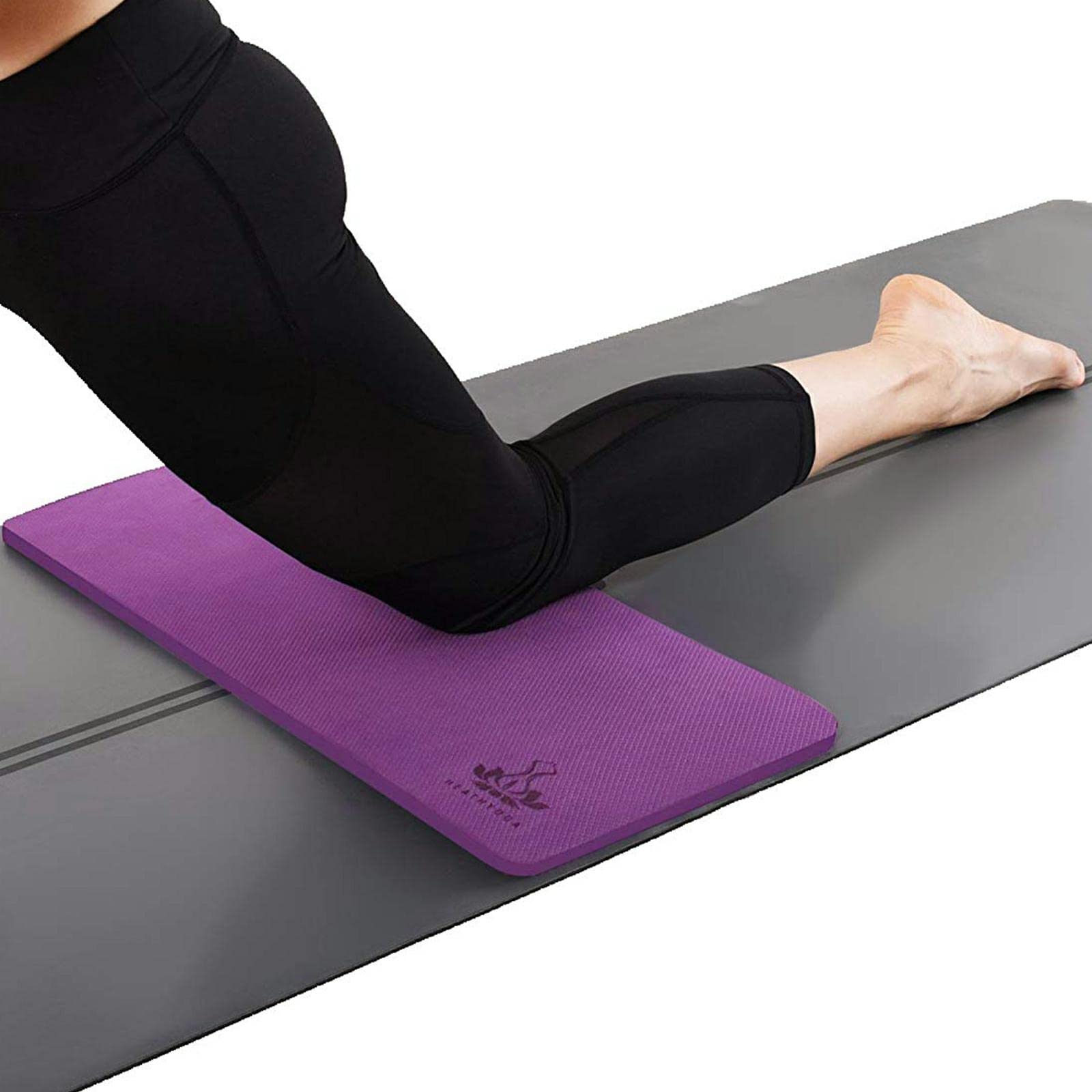 Yoga Knee Pad by Heathyoga, Great for Knees and Elbows While Doing