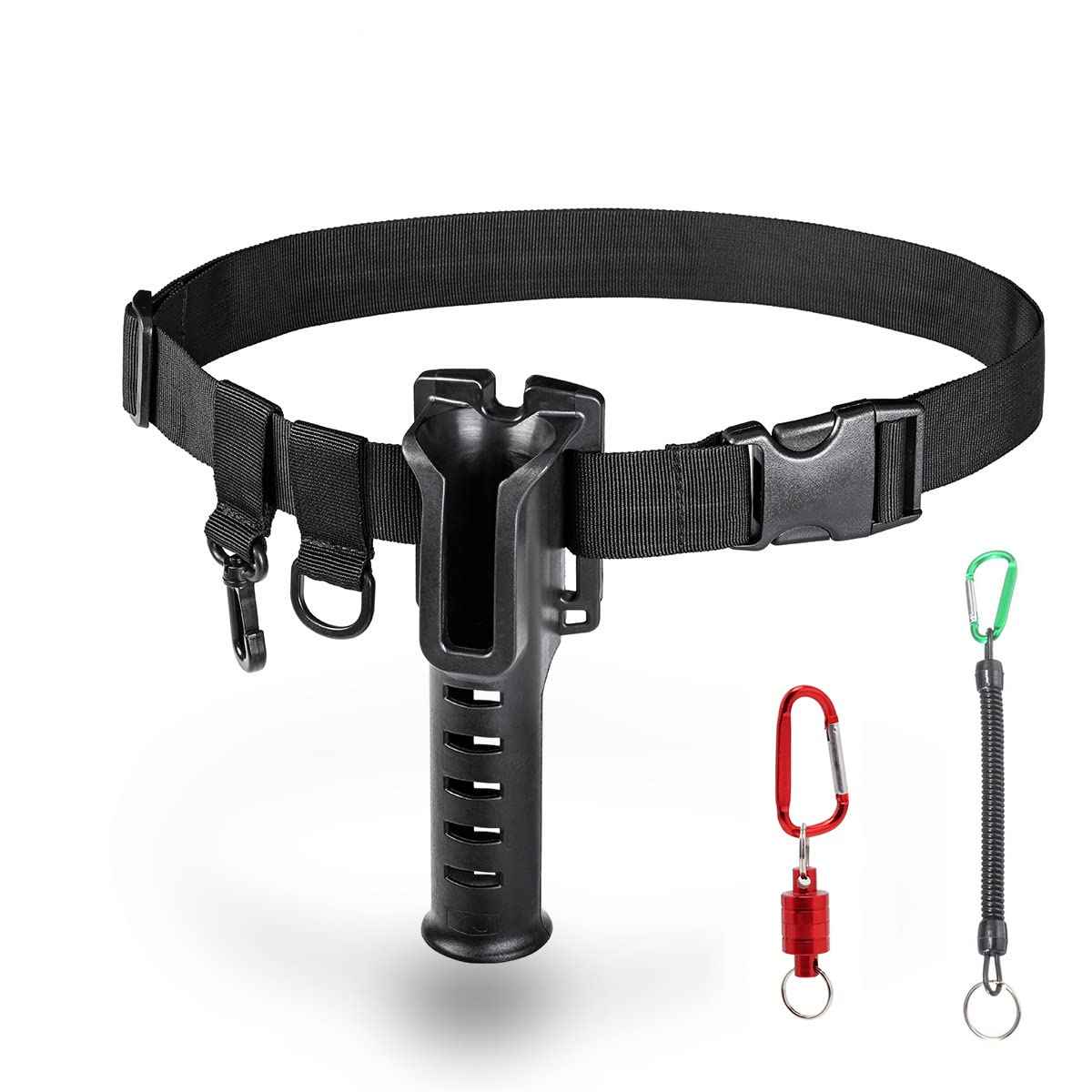 MEEYO Fishing Waist Belt Rod Holder Adjustable Belts Outdoor Lure