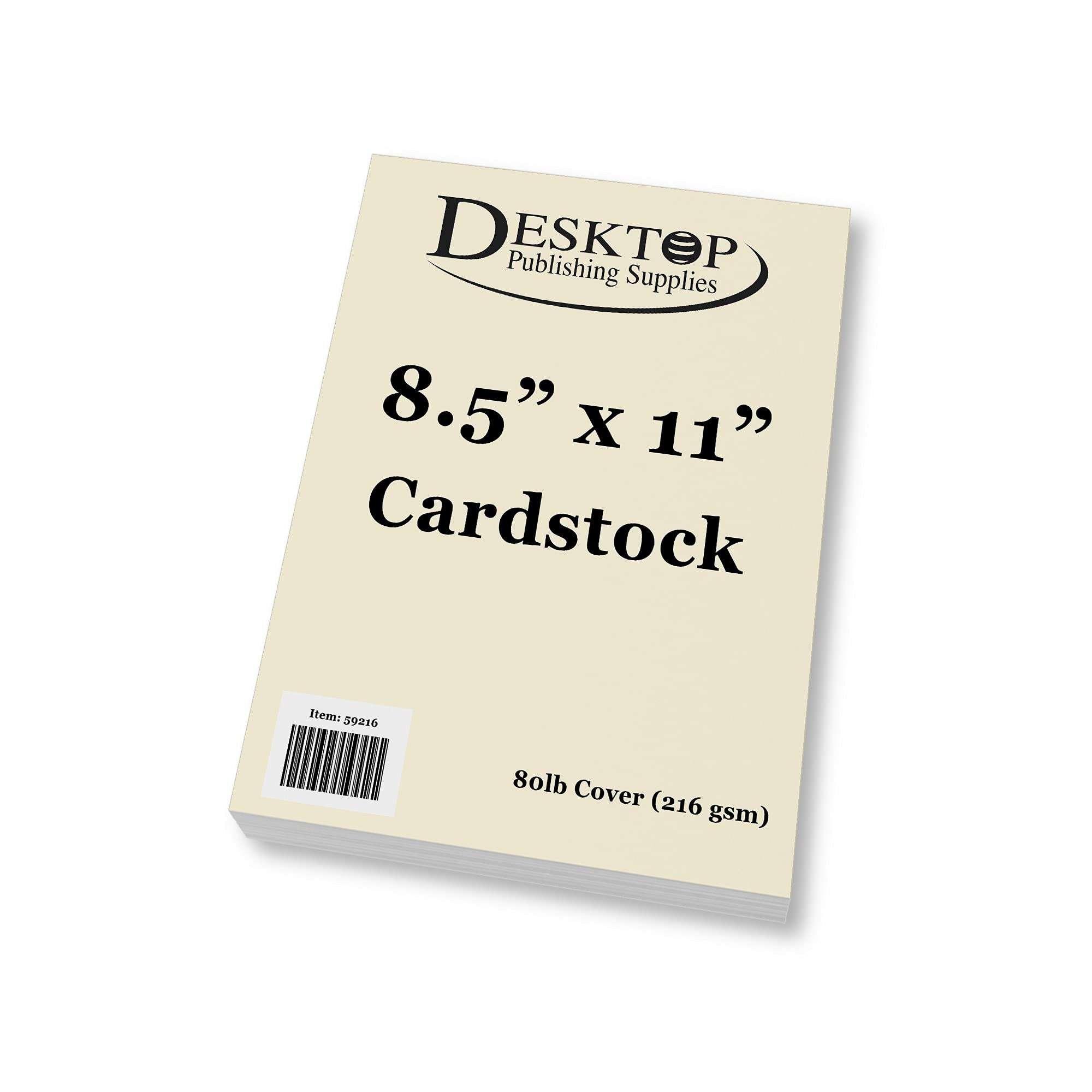 Heavyweight Natural Cream Cardstock 8.5 x 11 - Thick Paper for