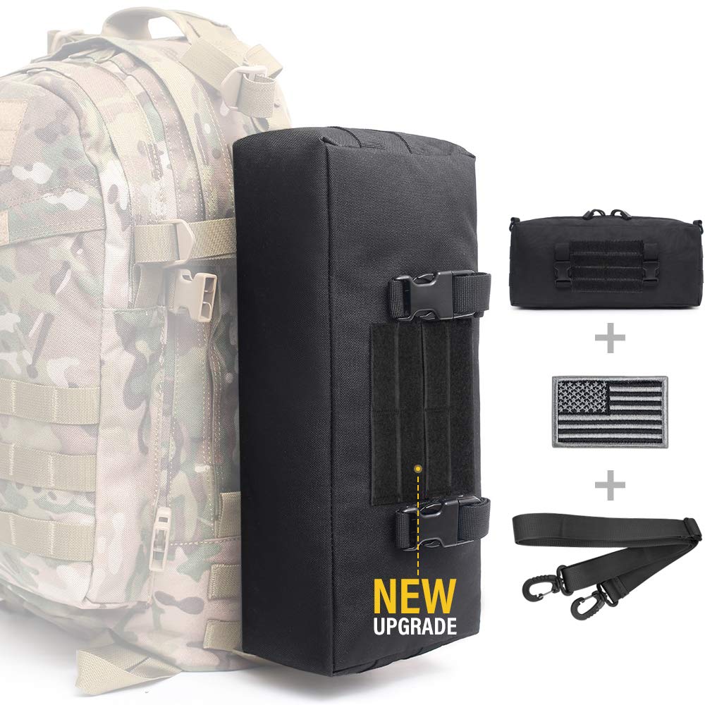 WYNEX Tactical Molle Accessory Pouch, Backpack Shoulder Strap Bag