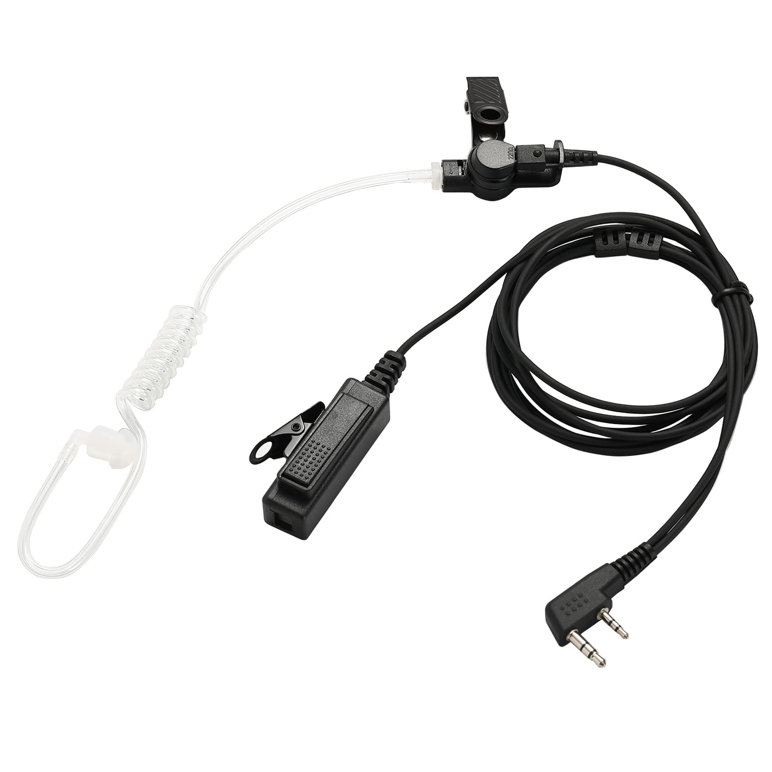 Micro-casque Avec écouteur 2 Broches Pour Talkie-walkie BaoFeng UV5R - Accessoire Radio Communication