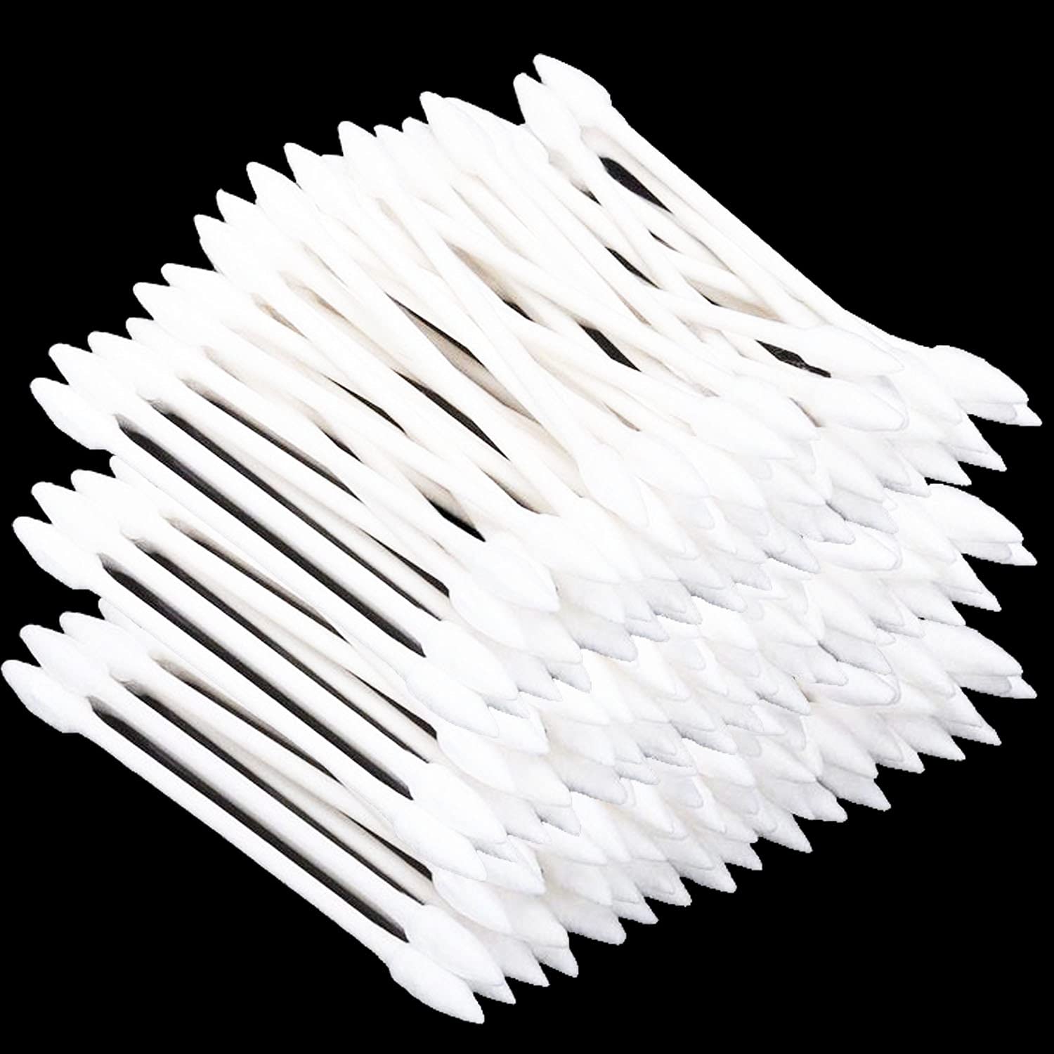 800 Pieces Double Tip Cotton Swabs - 4 Packs Of 200, Paper Stick Precision Tips For Beauty & Electronics Cleaning