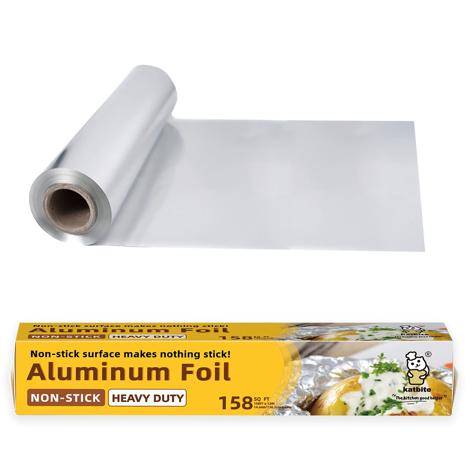 Essential Extra Wide 450mm Catering Kitchen Cooking Tin Foil Food Baking  Wrap