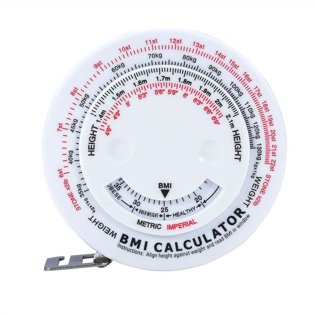 Body Measure Tape - Index Round Fat Measurement Fitness Measuring Body  Retractable Tape Arms Chest Thigh or Waist Measuring Tape Fitness Goals BMI