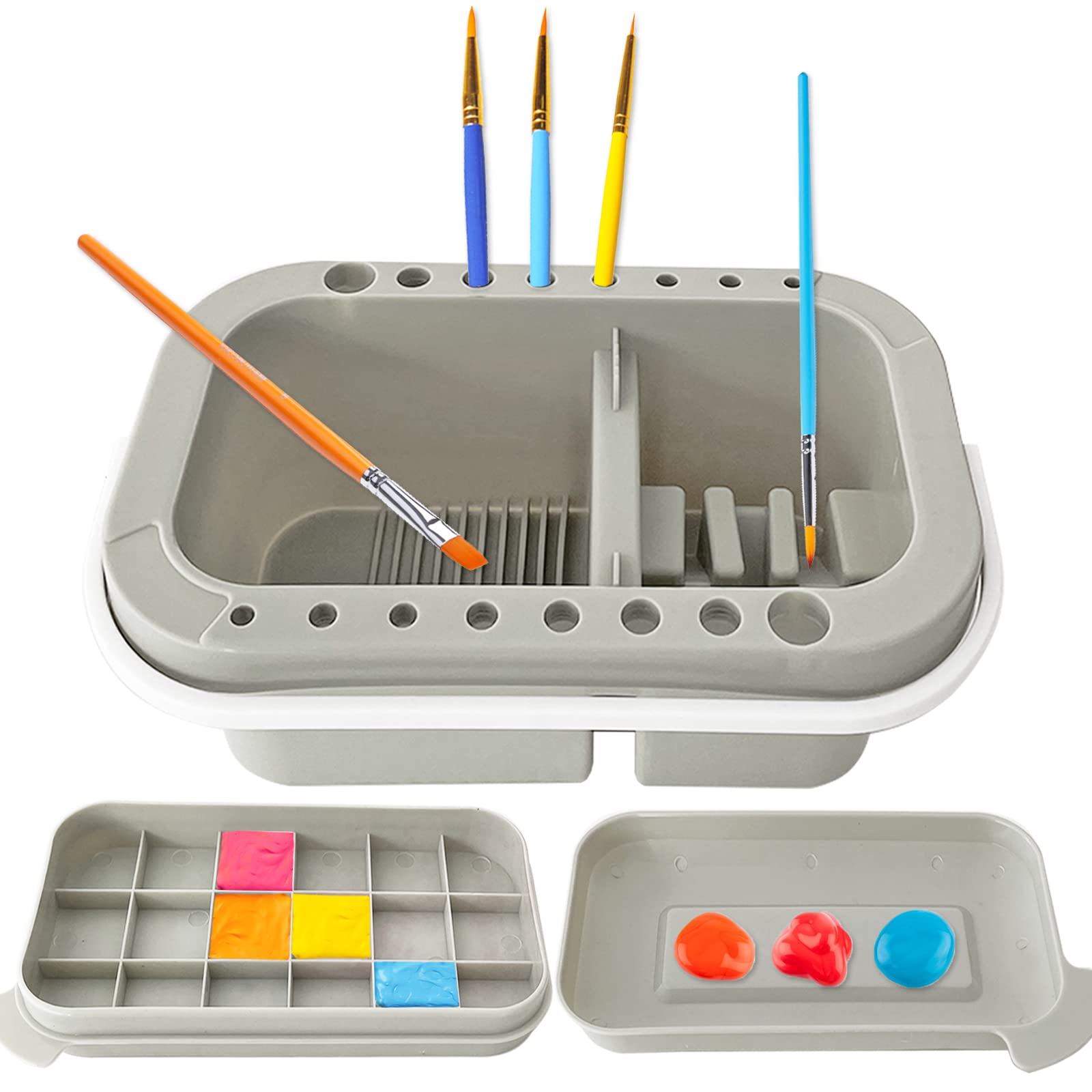  Artist Brush Basin Plastic Multi-Functional Brush