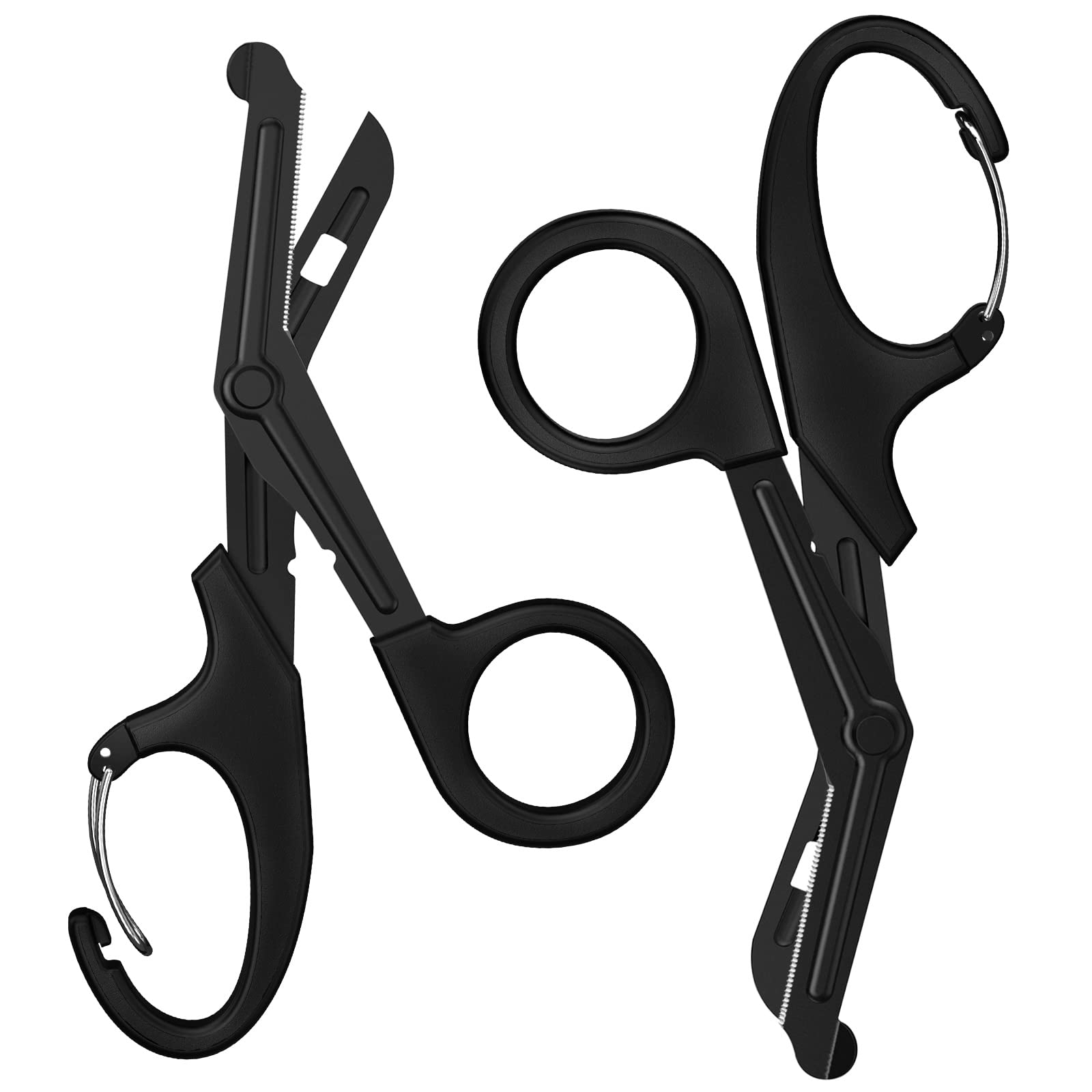 FITA 2 Pack Trauma Shears Medical Scissors with Carabiner 7.5 Bandage