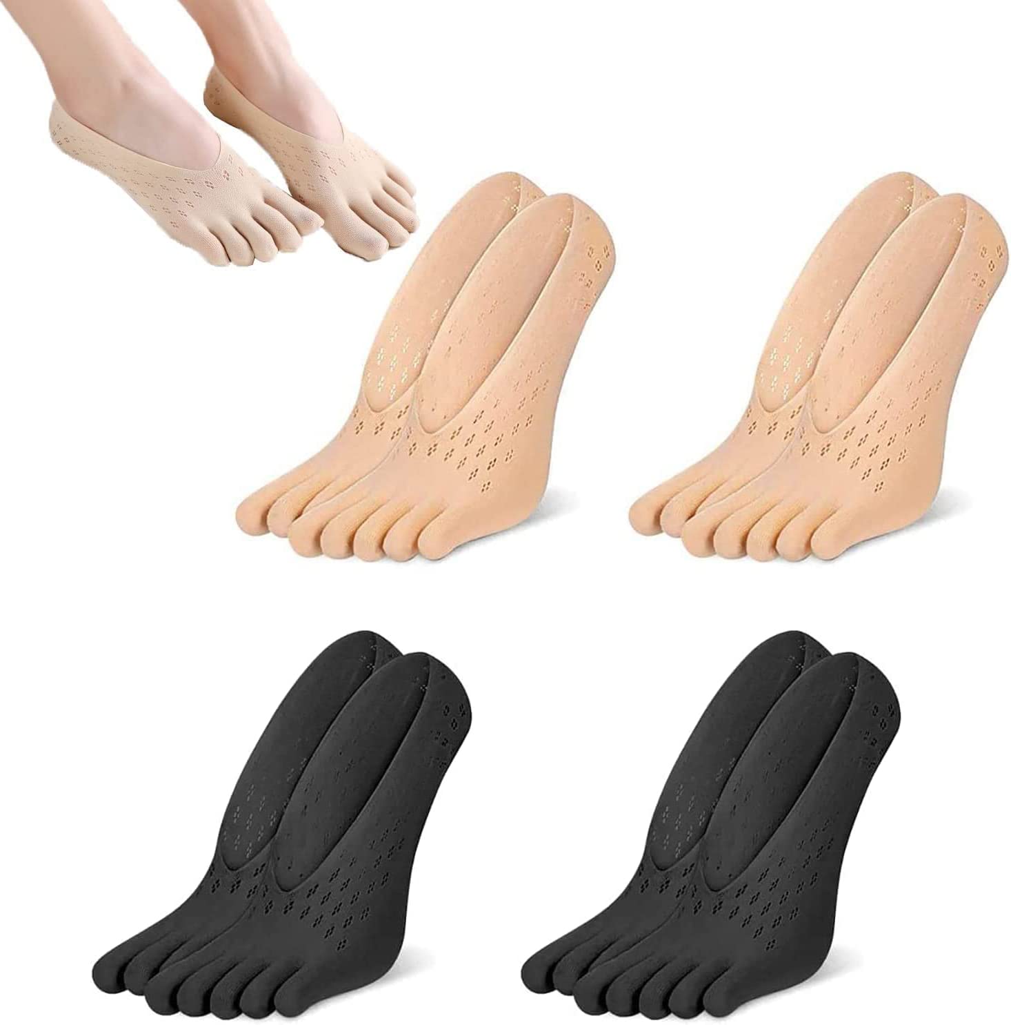 Split-Toe Bunion Relief Socks - 1 Pair - Small