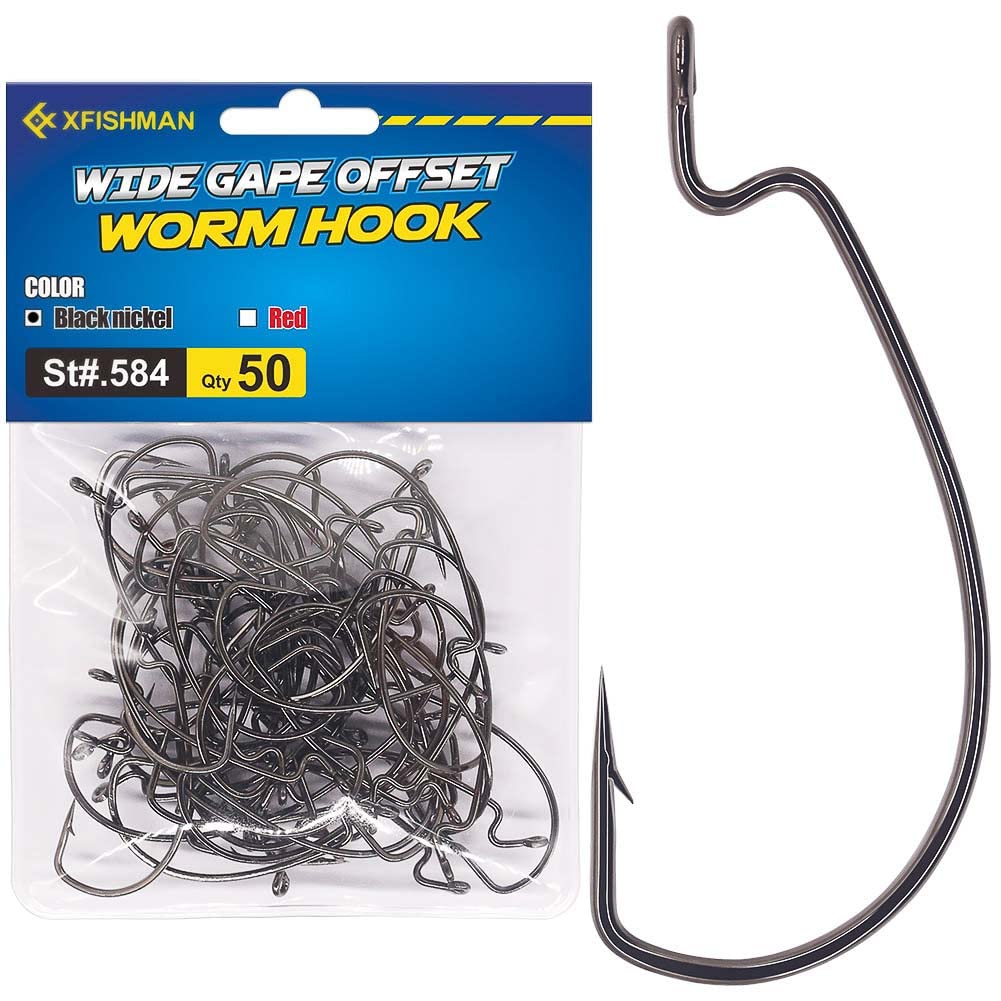 Offset-Worm-Hooks-for-Bass-Fishing-Rubber-Worms-Ewg-Wide-Gap-Bass