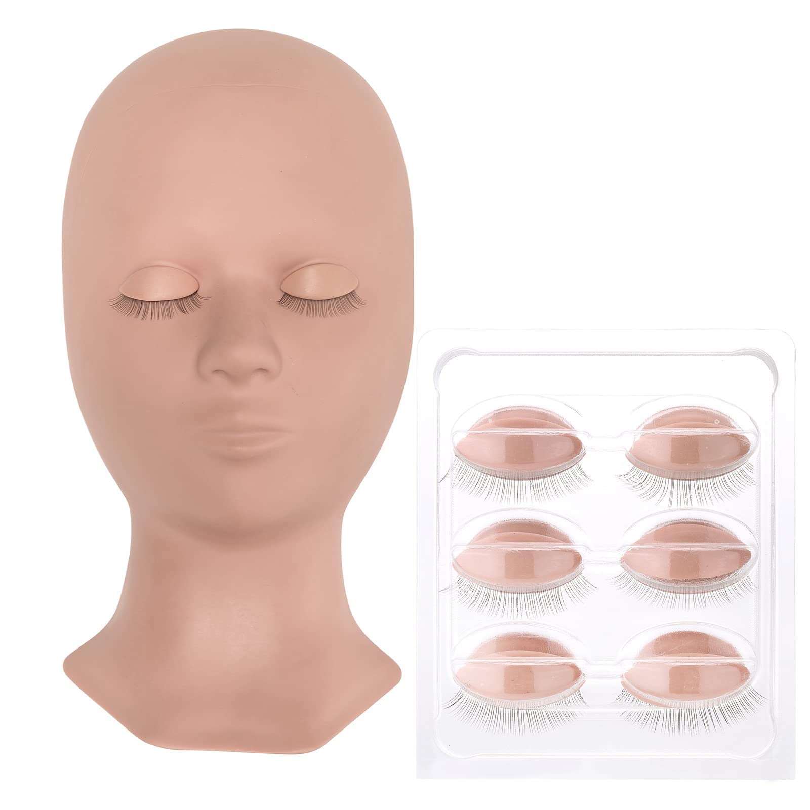 Pretty memory Lash Mannequin Head, Eyelash Mannequin Head with