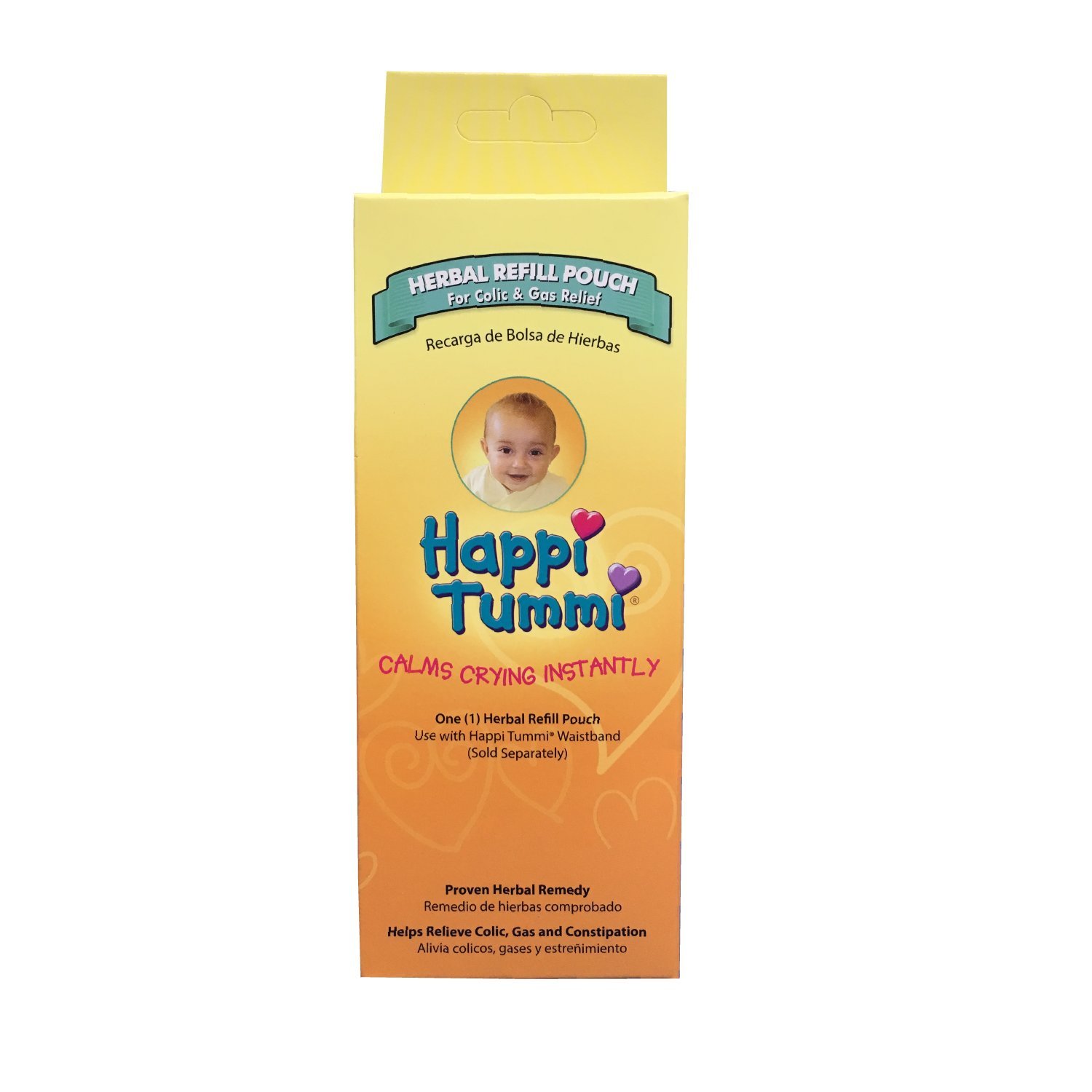 Happi Tummi Herbal Refill Pack Relief for Infants and Babies with