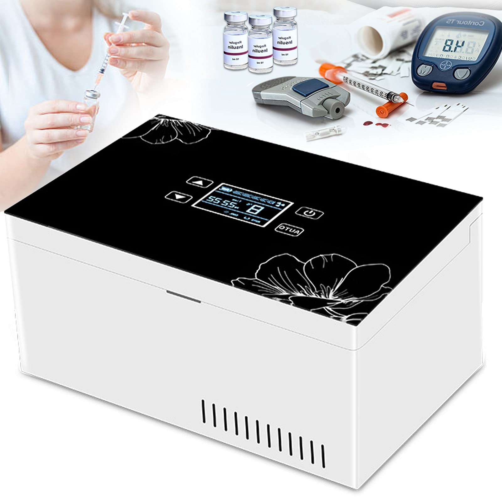 YNITJH Insulin Cooler Refrigerated Box Insulin Cooler Travel Case Mini