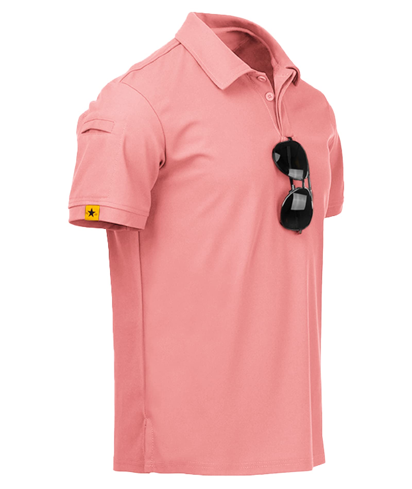 JACKETOWN Mens Polo Shirt Short Sleeve Moisture Wicking Golf