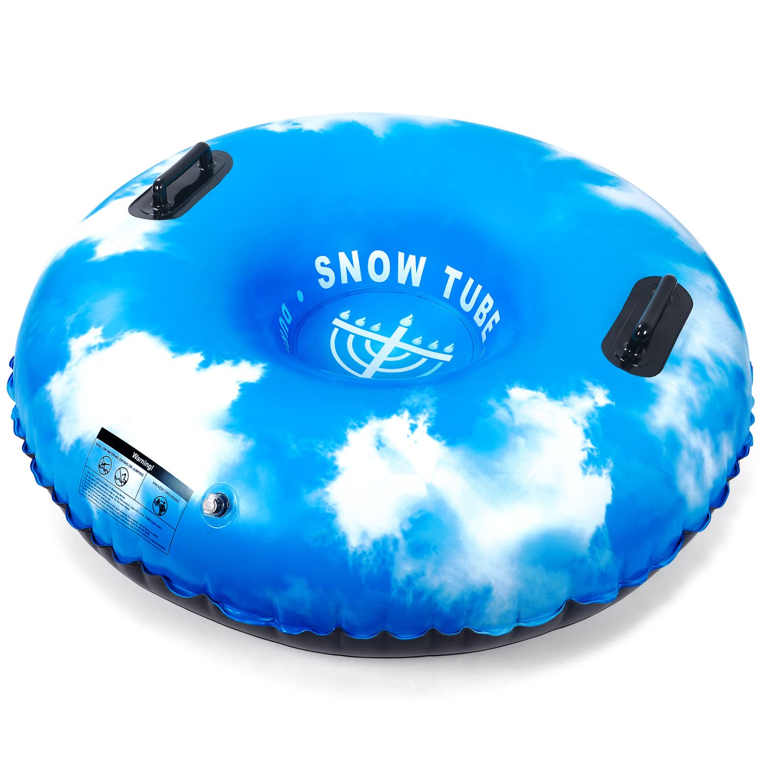 HITOP Snow Tube, Inflatable Snow Sled for Kids and Adults, Heavy Duty Snow  Tube Made by Thickening Material of 0.9mm,Snow Toys Gifts for Kids Outdoor  Cloud sky03
