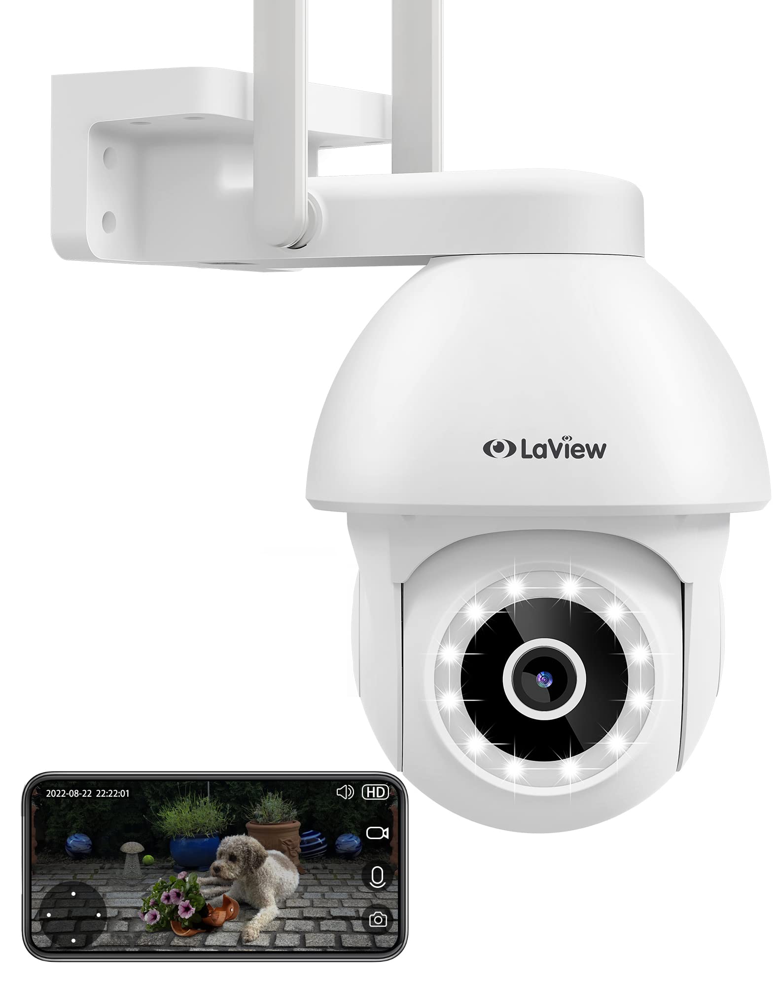 LaView R12 Outdoor Security Camera-Preview & Installation With App 