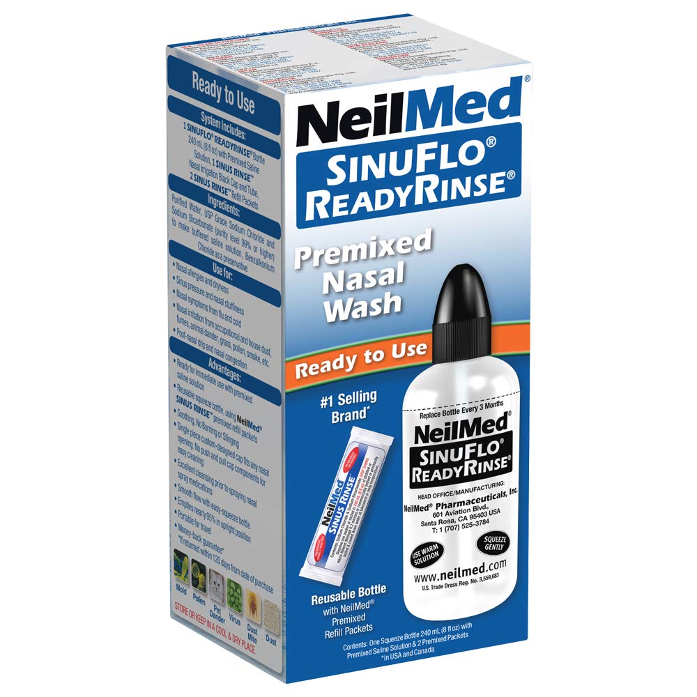 Neil Med SinuFlo Ready Rinse, 8 fl oz 8 Fl Oz (Pack of 1)