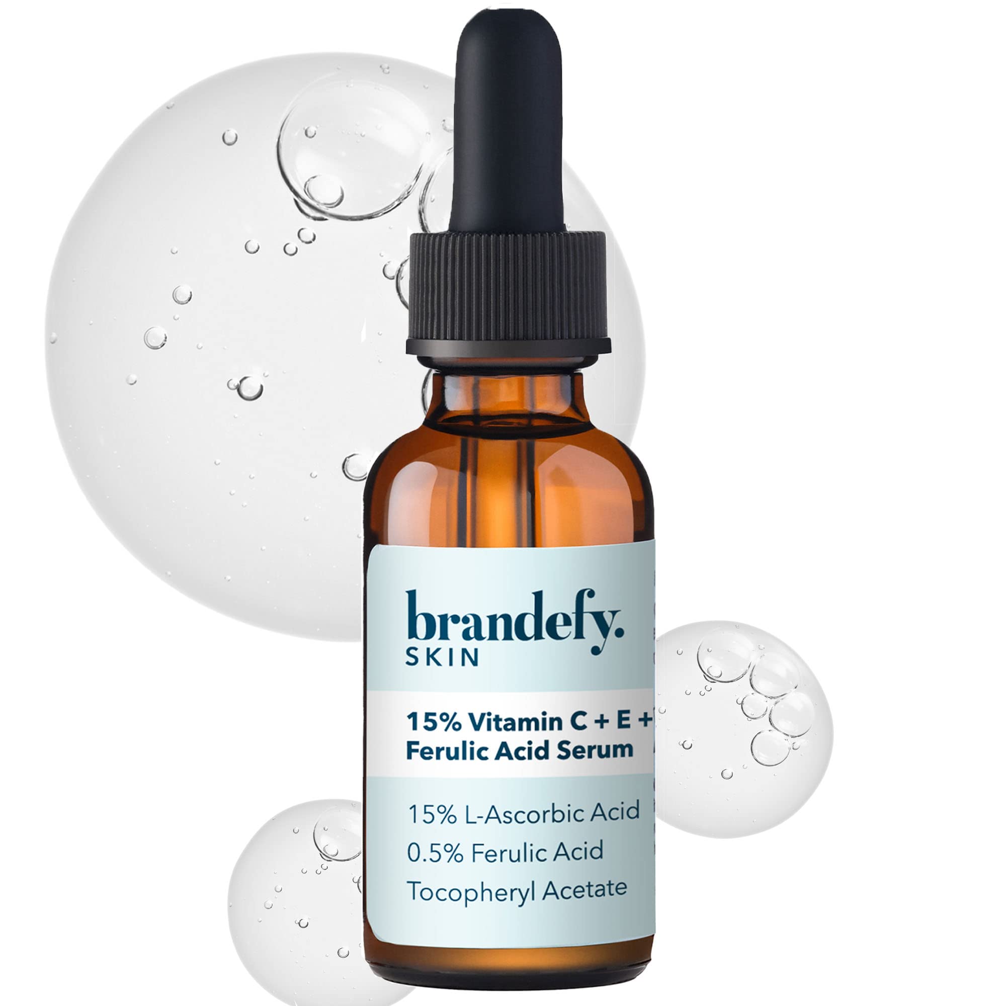 Brandefy 15 Vitamin C Serum With Ferulic Acid Vitamin E Dark Spot 