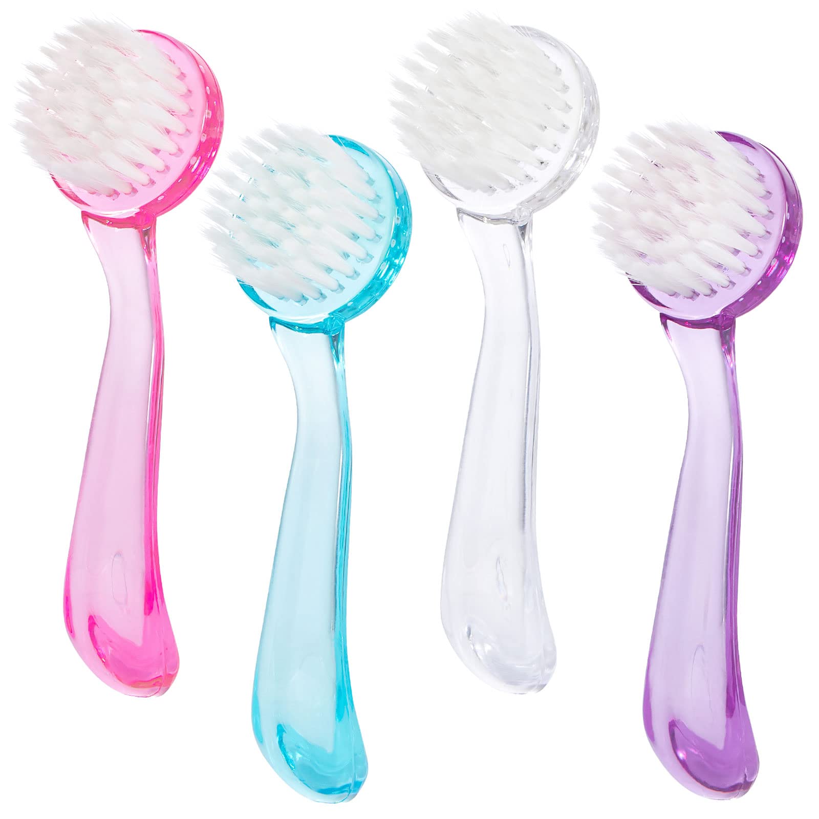 Glossmetics So Fresh, So Clean, Dual Facial Cleansing Brush - Face Cleansing Exfoliating Brush, Manual Facial Cleansing Brush, Face Washing Brush, for