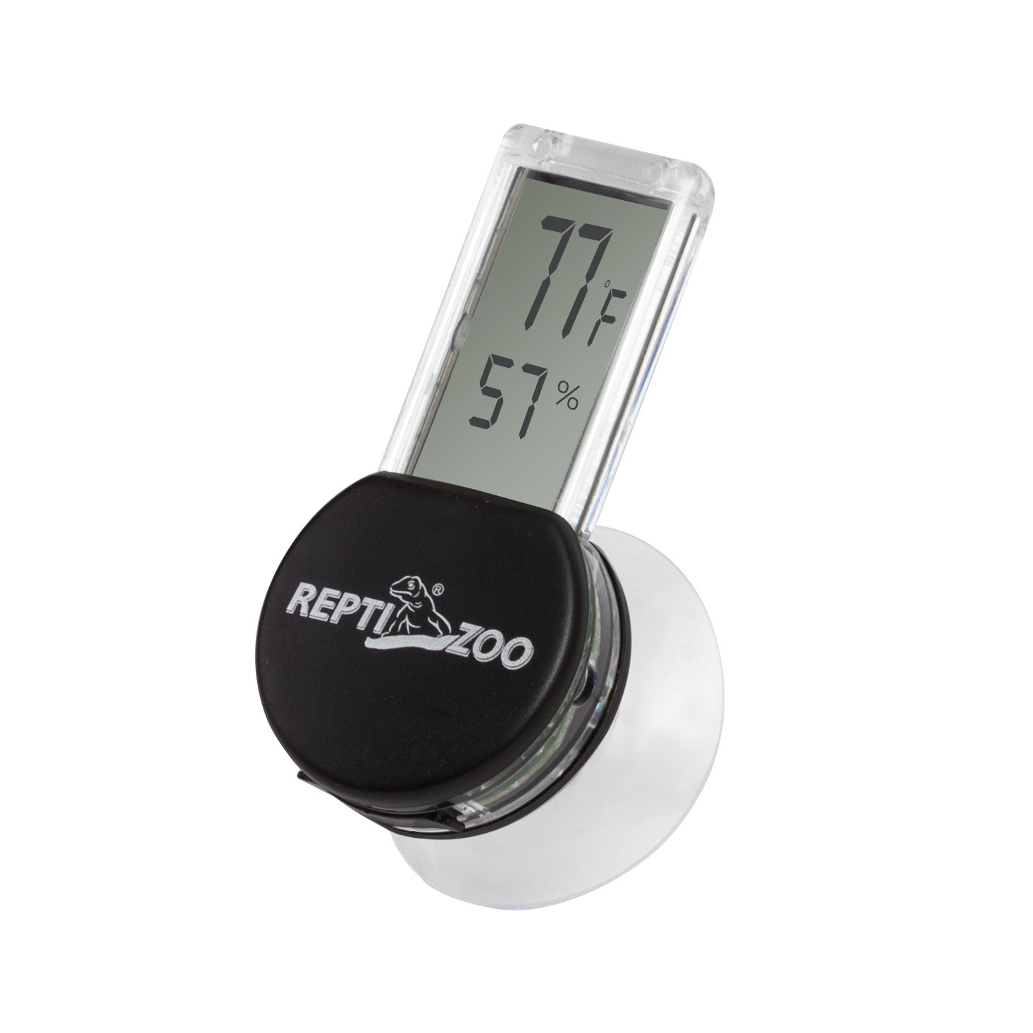capetsma Mini Hygrometer Reptile Thermometer Digital LCD Monitor Reptile  Thermostat Humidity Meter Gauge Reptile Supplies Humidifier for Terrarium