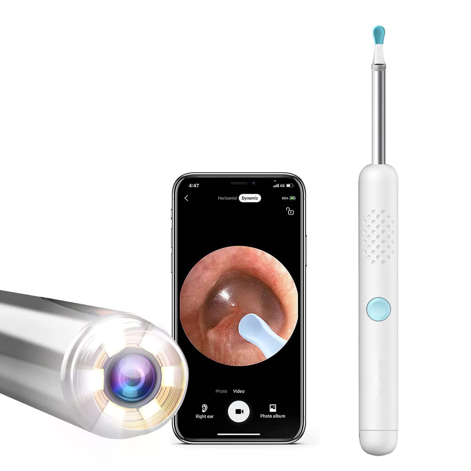 Smart Visual Ear Stick Endoscope Ear Wax Removal Tool Camera
