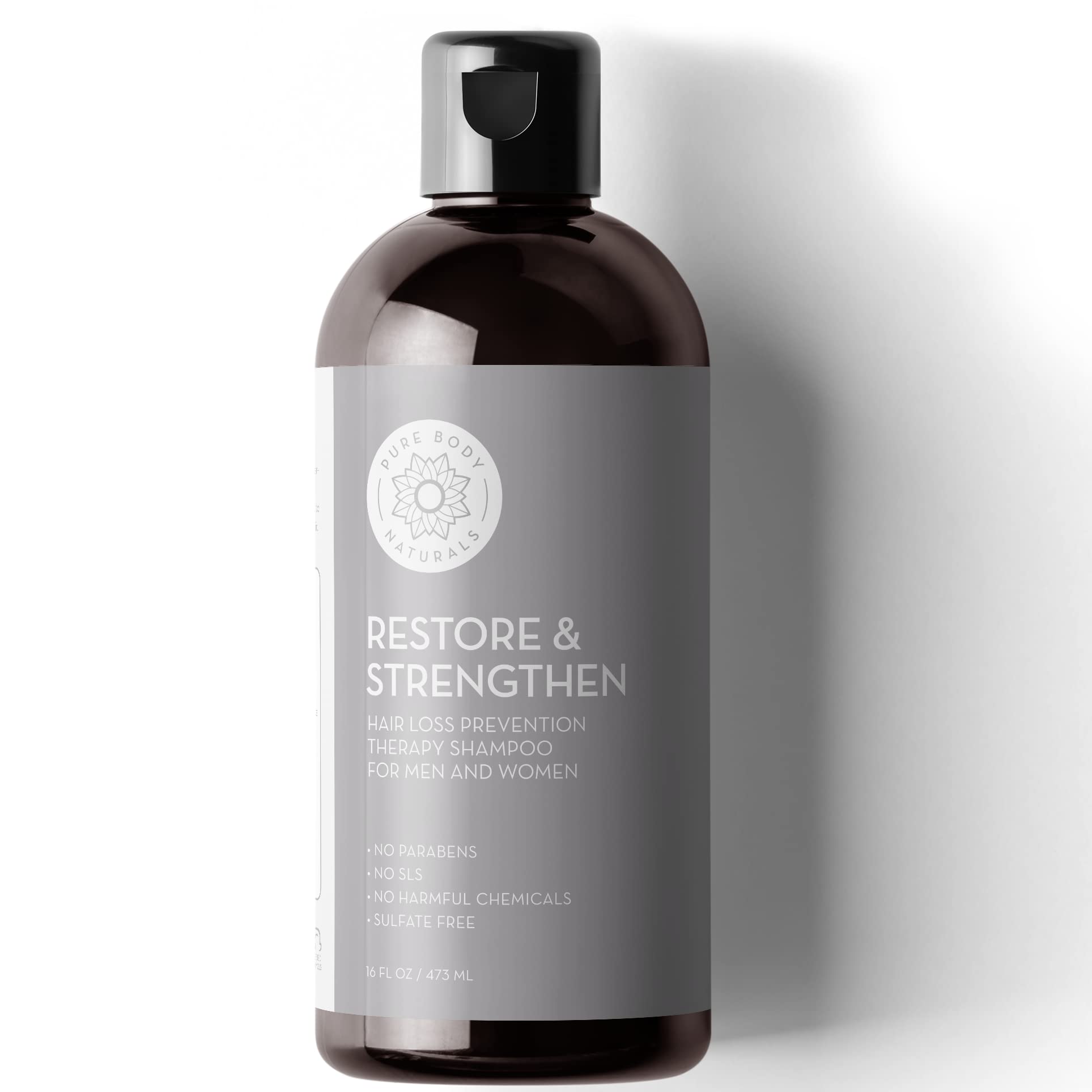 Hair Loss Shampoo to Restore and Strengthen, Large 16 Ounce, DHT Blocker  Shampoo for Thinning Hair,