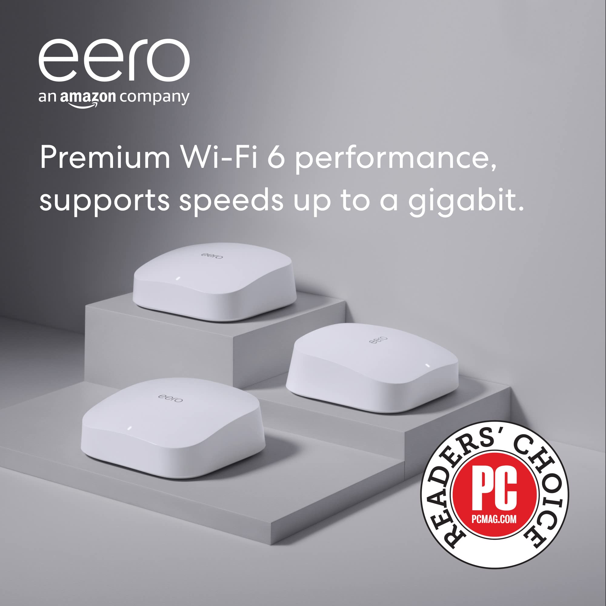 Eero Pro 6 Tri-Band Mesh Wi-Fi 6 Router (1-pack) 