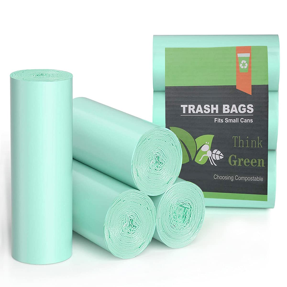 20 Gallon Trash Bags,AYOTEE 25 Count Bulk (35x30) Large Short