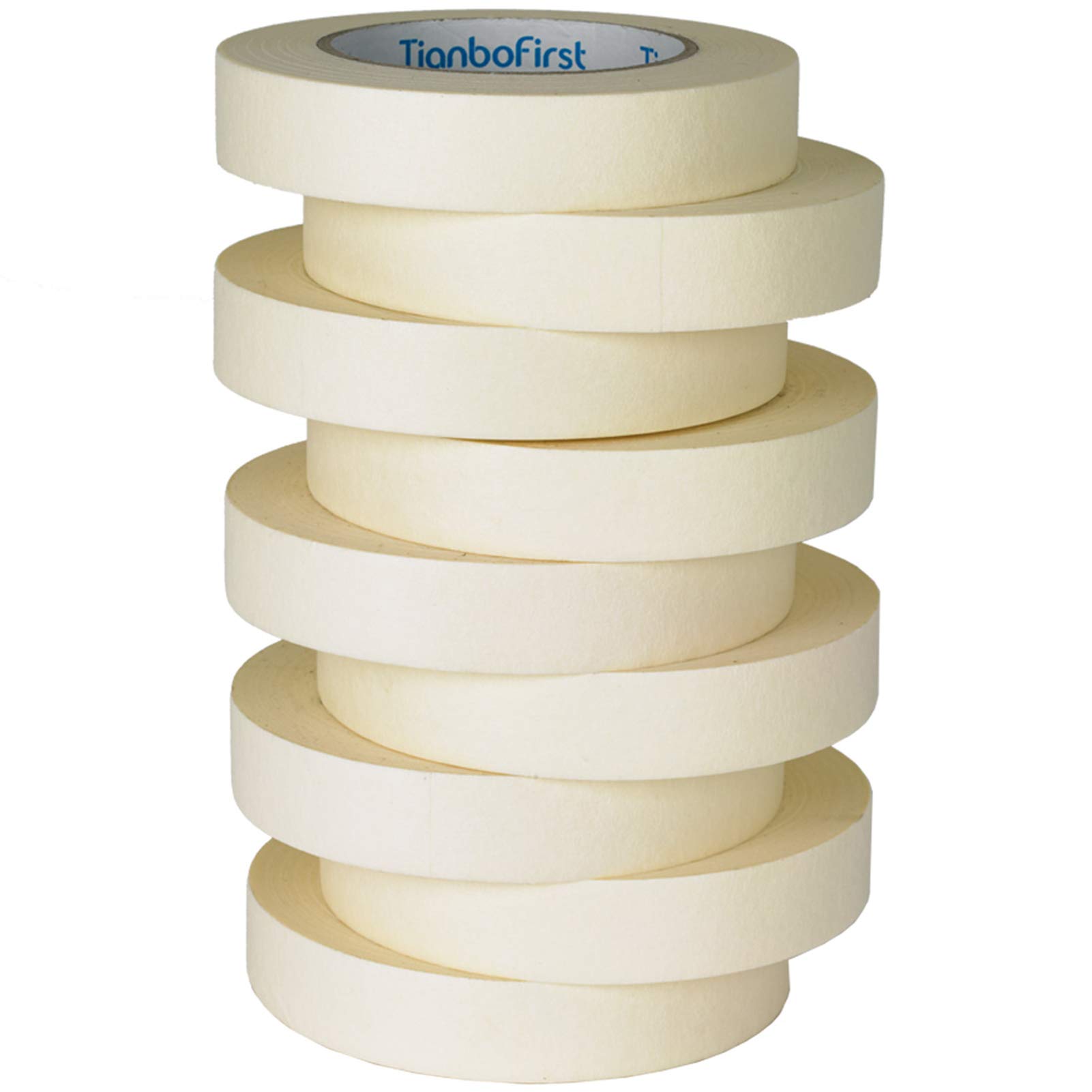 1 Inch, 60 Yard Masking Tape 6 Pk. Easy-Tear, Pro-Grade Removable