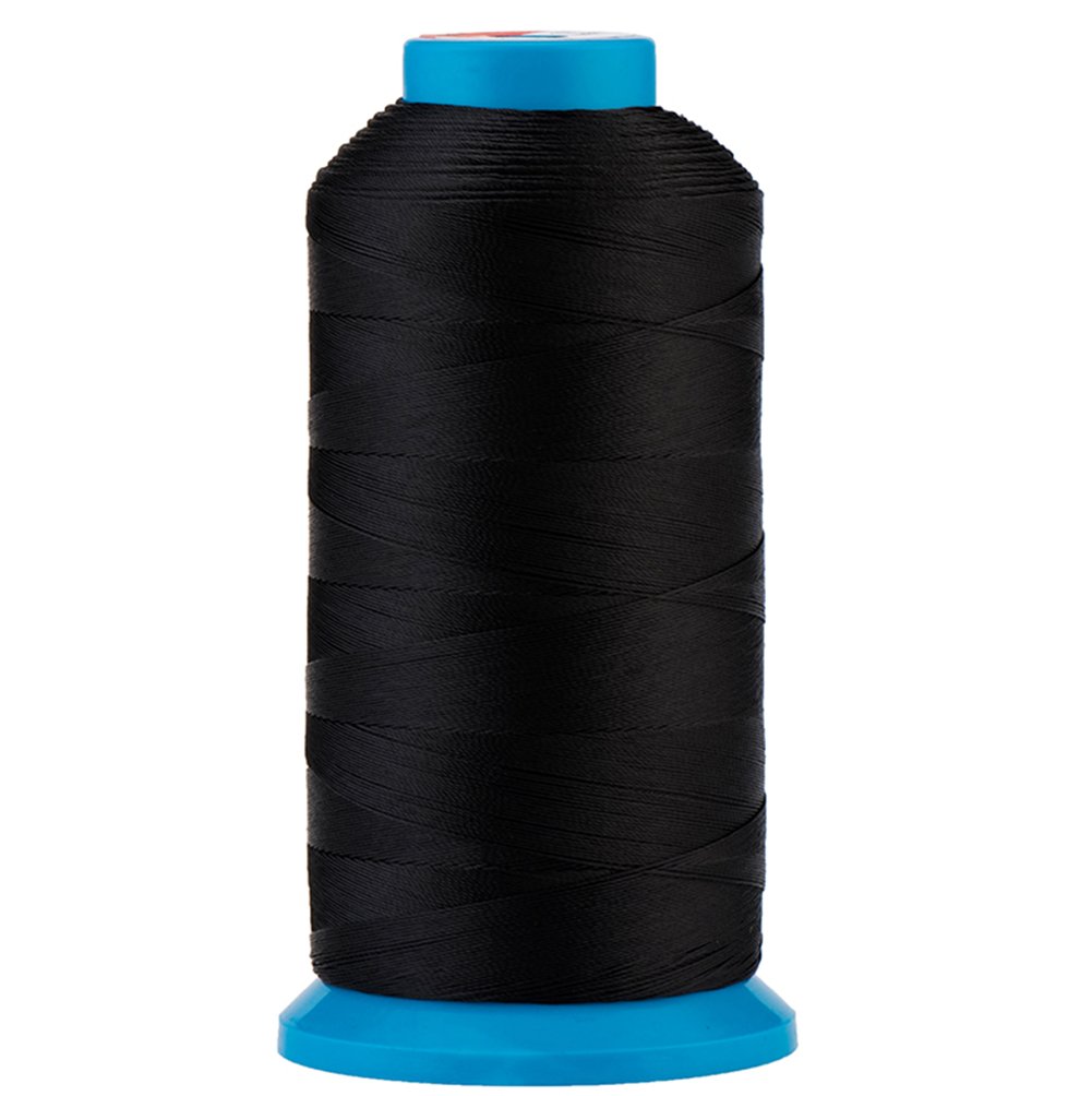 Selric 1500 Yards/Coated/No Unravel /21 Colors Available Heavy Duty Bonded  Nylon Threads 69 T70 Size 210D/3 for Upholstery Leather and Other Heavy  Fabric (Black) Black 210D/3 69 T70
