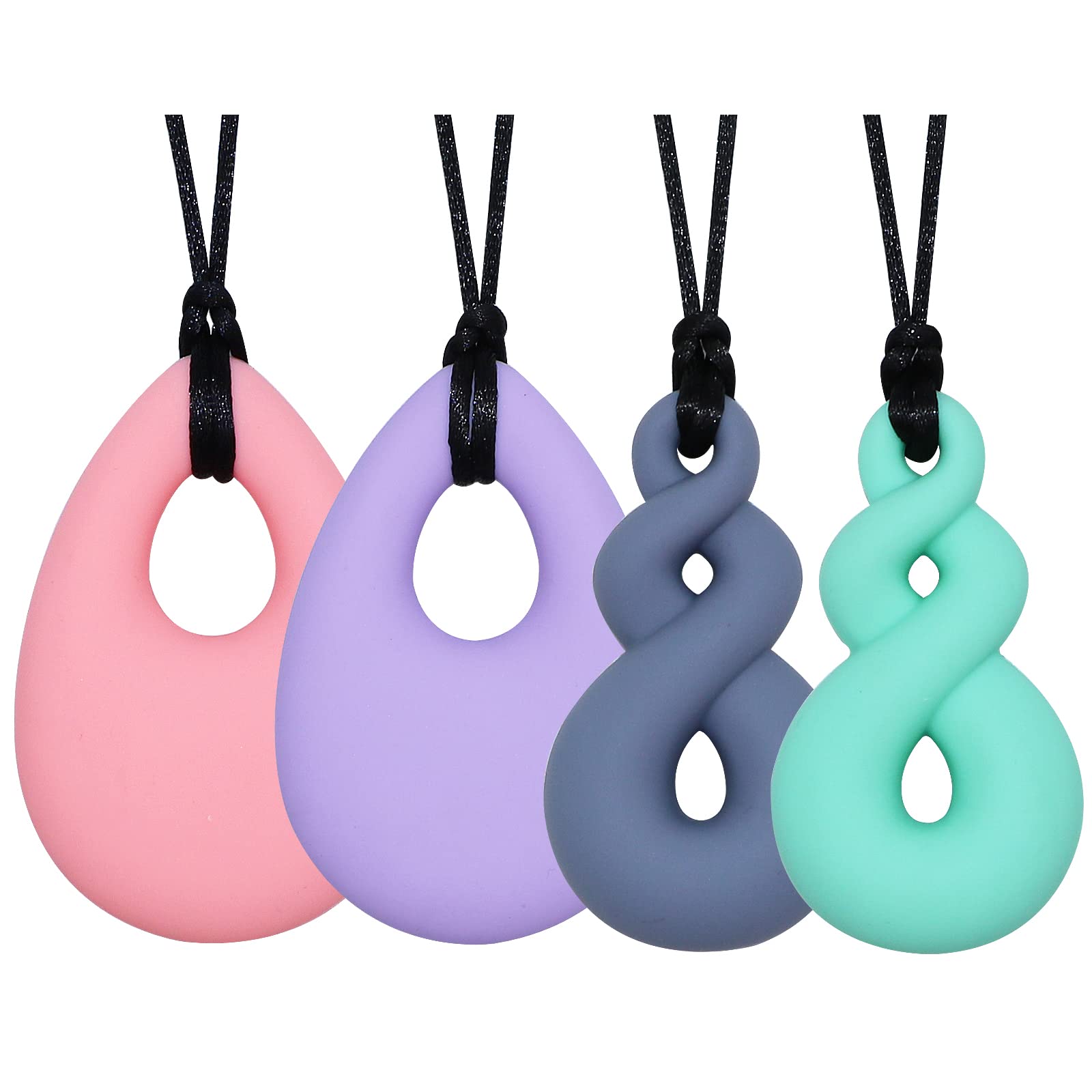 Amazon.com : Chew Necklaces for Sensory Kids, 6PCS Chewy Necklace for Boy  Girls Toddler with Autism, ADHD, SPD Chewing Biting, Silicone Chewable  Pendants for Special Needs Chewer to Reduce Fidget and Anxiety :