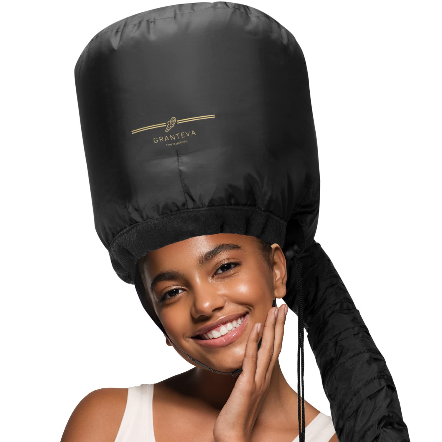 Hair Dryer Bonnet - Soft Hood Hair Dryer Cap For Home - Bonnet Hair Dryer  Kit w/A Headband Integrated, Speeds Up Drying Time at Home, Used for Deep  Conditioning, Style- Portable, Adjustable,