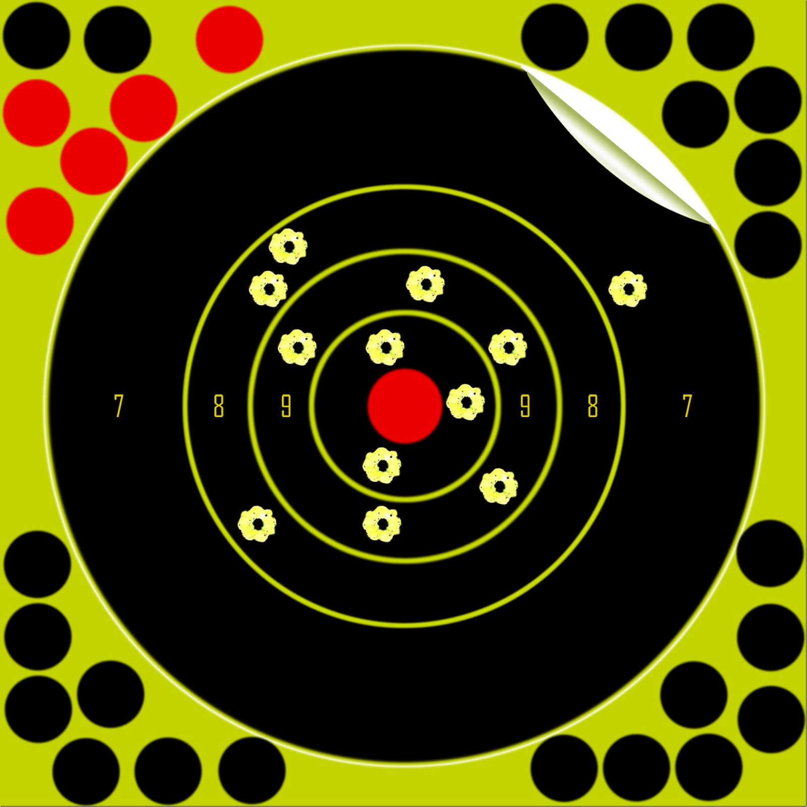 Shooting Targets 8 Adhesive Target Shot Rifle Paper Target