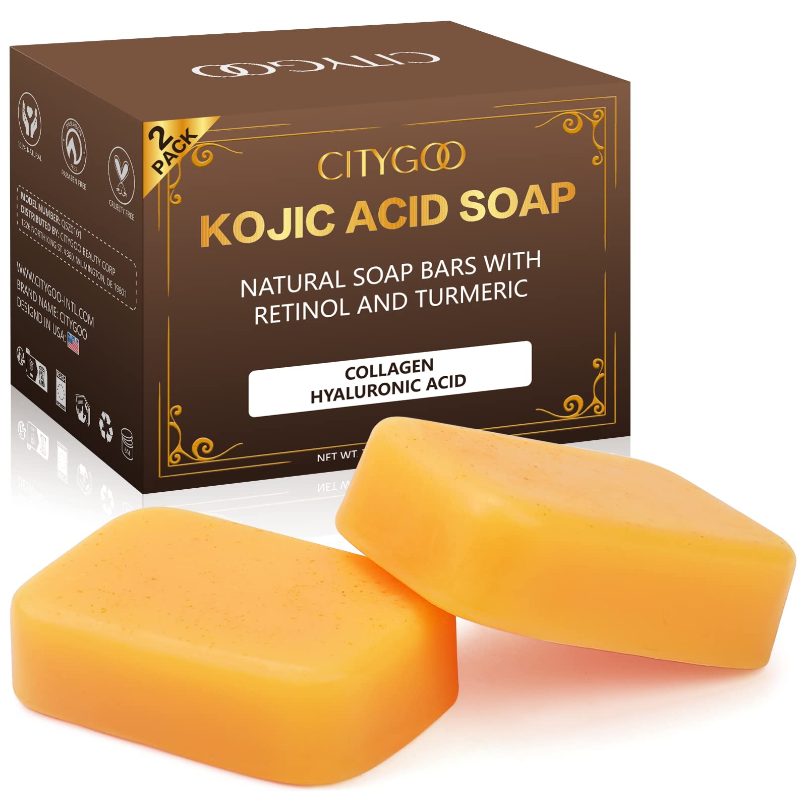 Kojie.san kojic acid soap 100% Original soap set of 2 - Price in