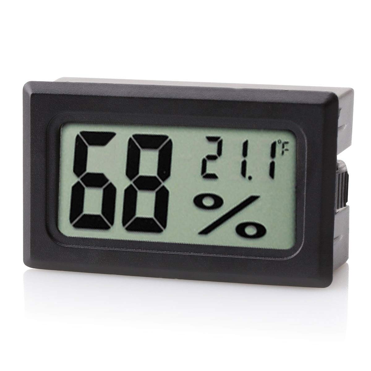 Scotte Digital Hygrometer for Humidors, 10Second Refresh Rate, Battery