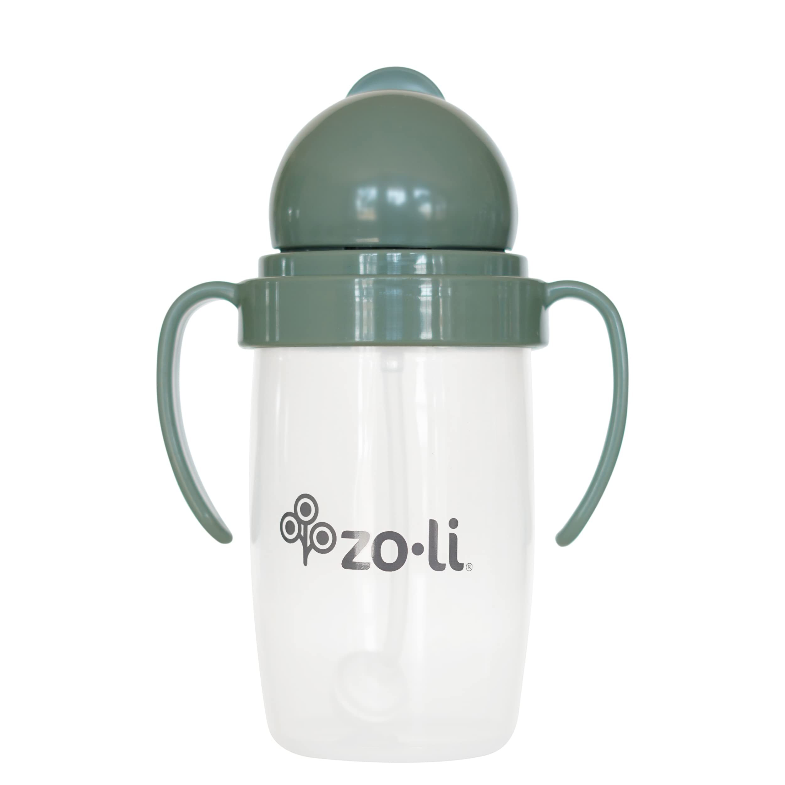 Any angle straw sippy cup  ZoLi BOT 2.0 weighted straw sippy spruce green  most loved training sippy cup toddler transition straw cup sippy cup with  handles