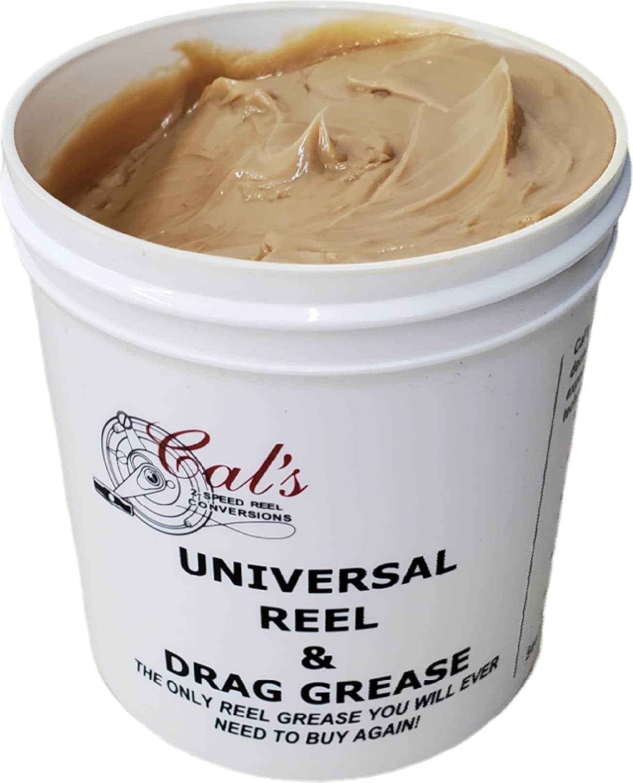 Cal's Universal Fishing Reel and Star Drag Grease Multi Use Tan 1