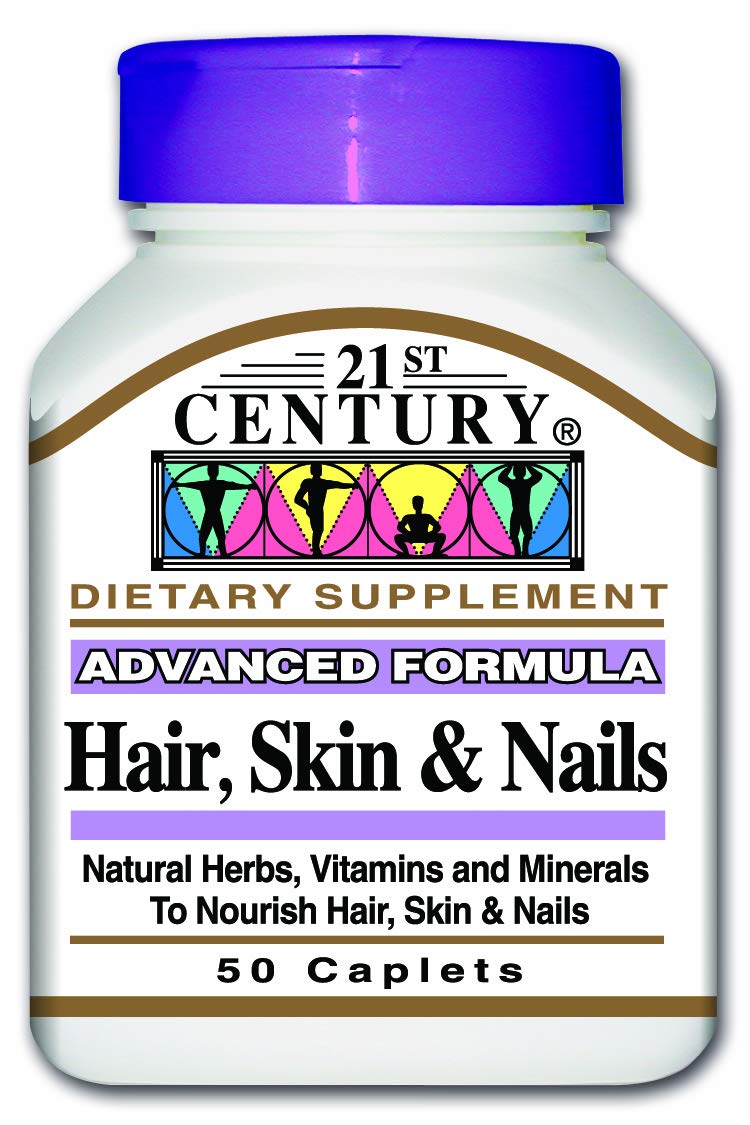21st Century Hair Skin & Nails Advanced Formula 50 Tablets 21st Century Hair Skin & Nails Advanced Formula 50 Tablets