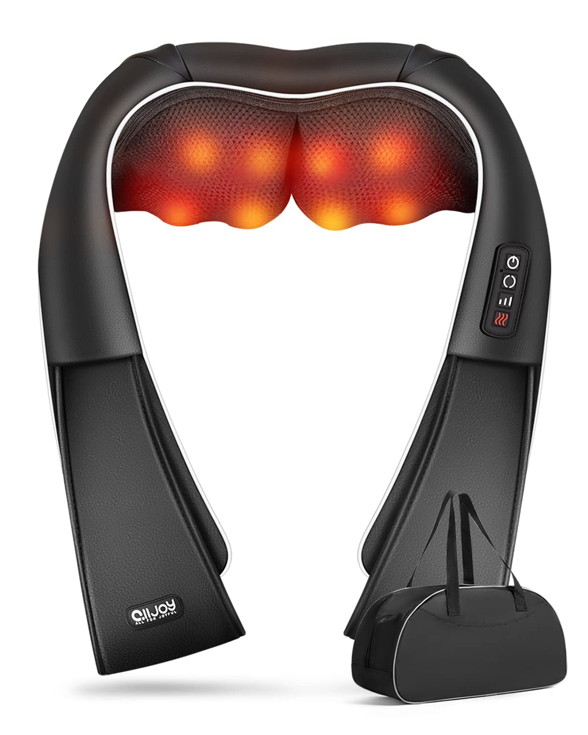 Neck Massager with Heat, Deep Kneading Back Massager, 3D Massage for Back Neck