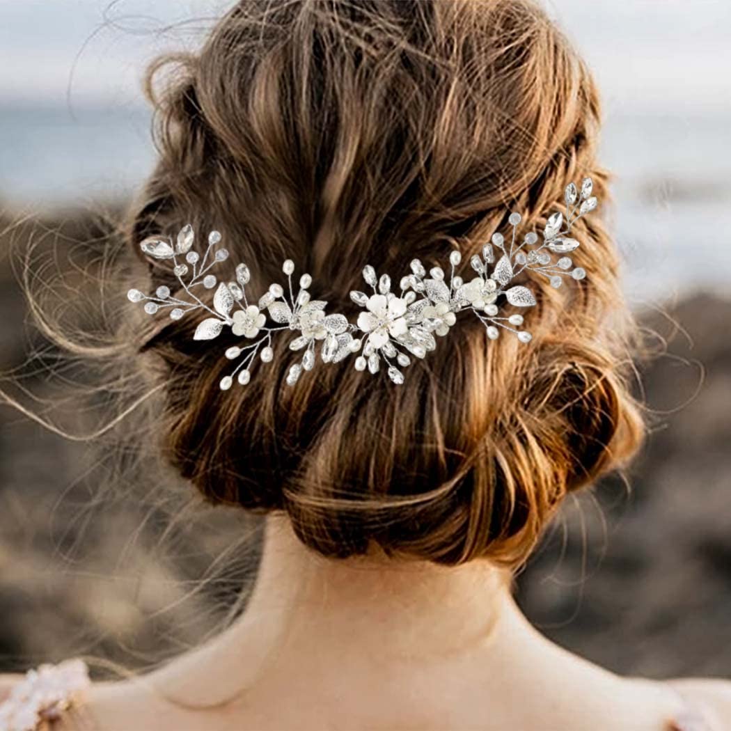 Crystal bridal headband - Champagne bubbles crystal halo - Style #2412 |  Twigs & Honey ®, LLC