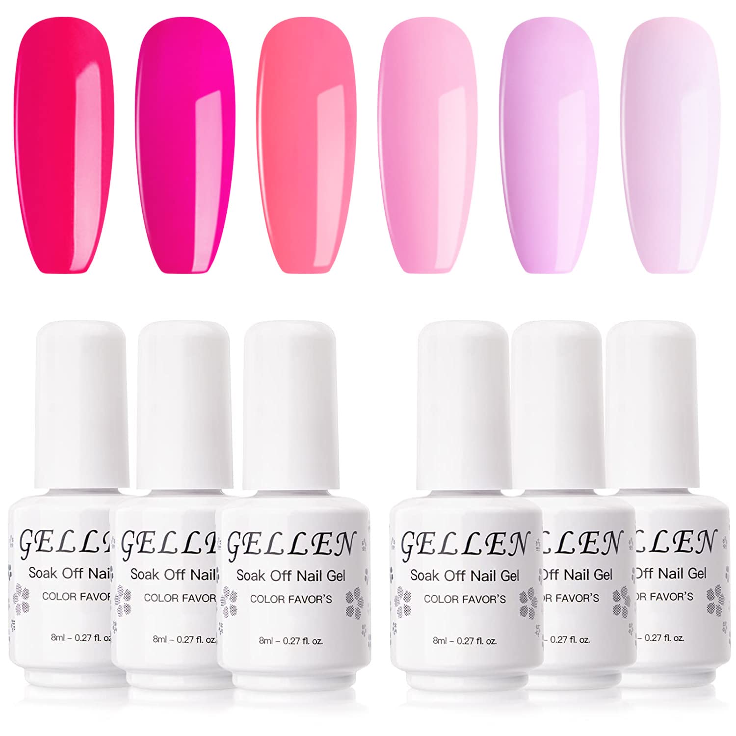 GELLEN Gel Nail Polish Set - Neutral Nail Polish Set India | Ubuy