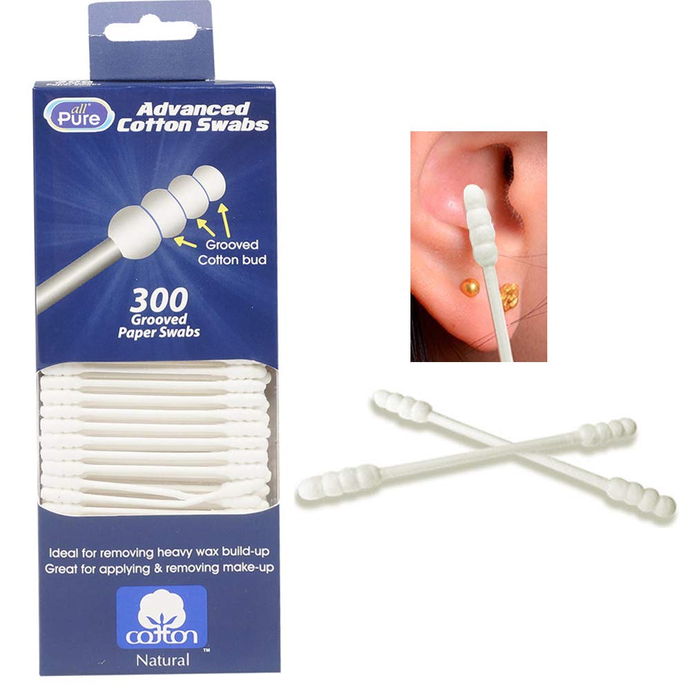 400 Ct Cotton Swabs Double Tipped Applicator Q Tip Safety Ear Wax Makeup  Remover