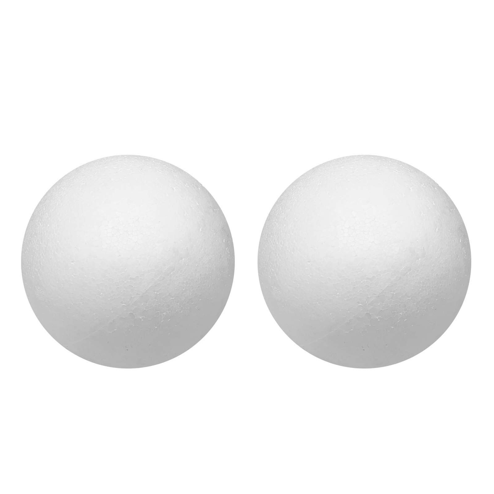 Crafjie Craft Foam Balls 6 Inches Diameter 6-Pack, Smooth Polystyrene Round Foam  Balls, for DIY Arts and Crafts, Ornaments, Balls for Decoration Household  School Projects DIY, White - Yahoo Shopping