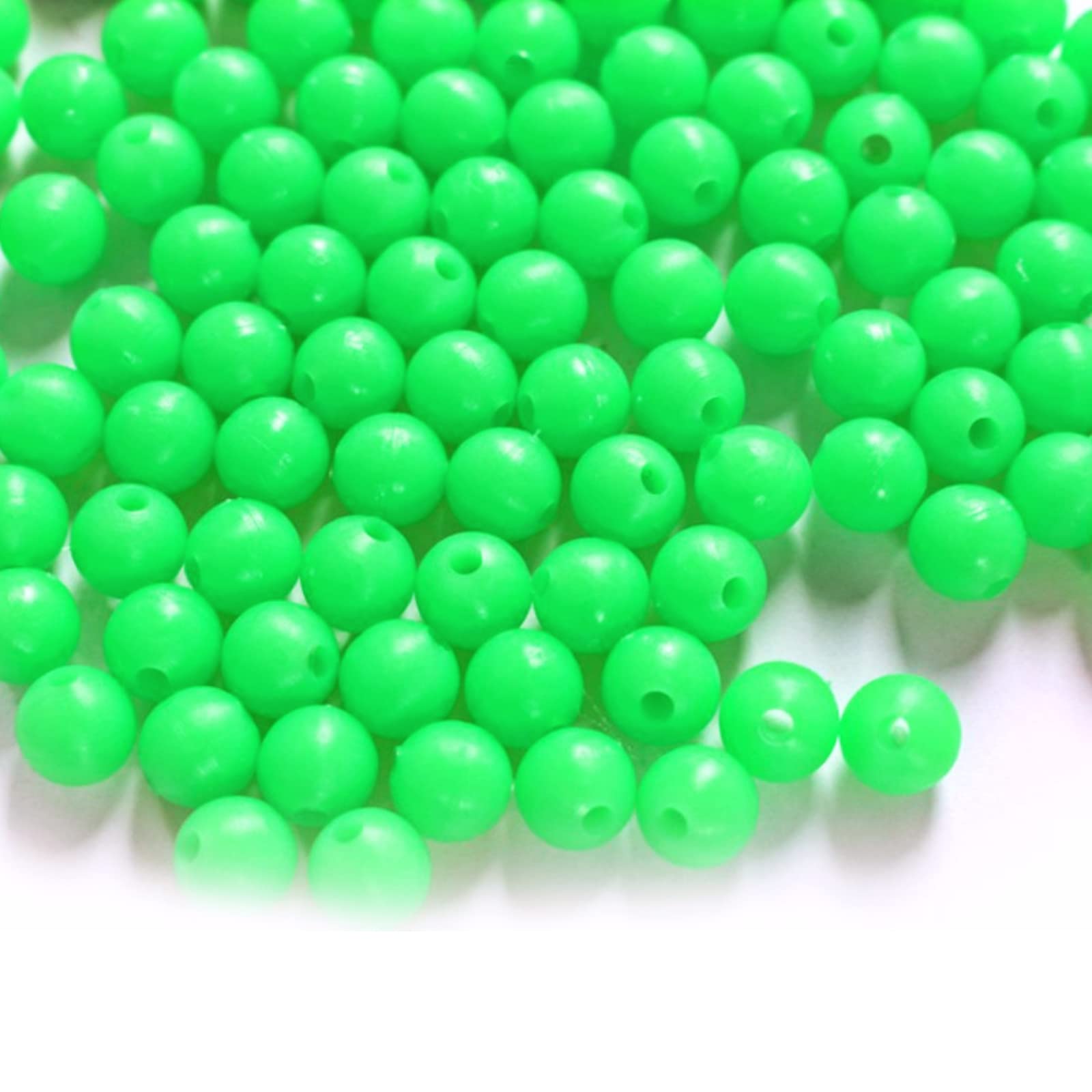 Fishing Beads 8mm Glow in The Dark Beads 100 pcs Catfish rig Brads Super  Bait Cut