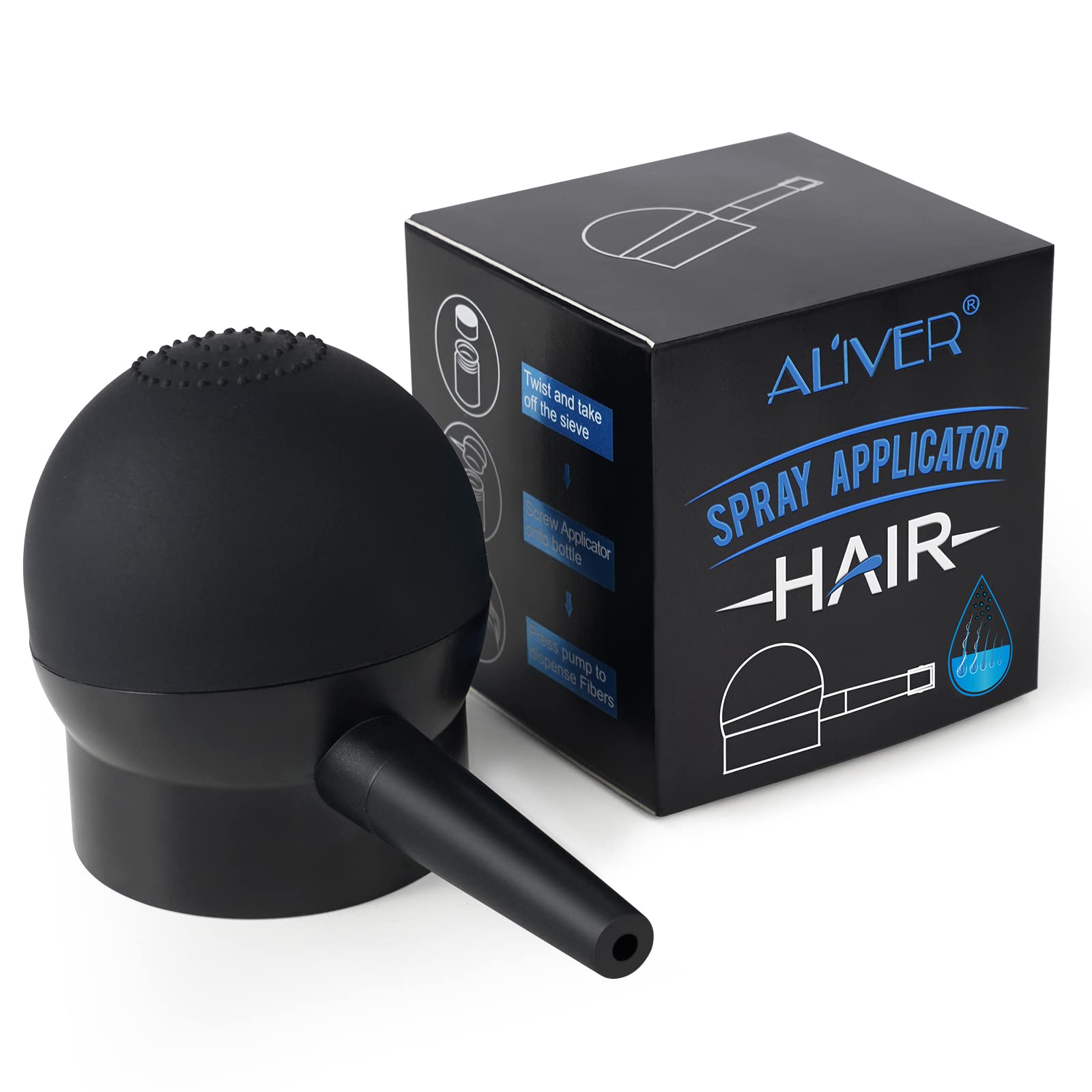 Looking for airbrush hair fibers? Use an N'hance™ Application Pump