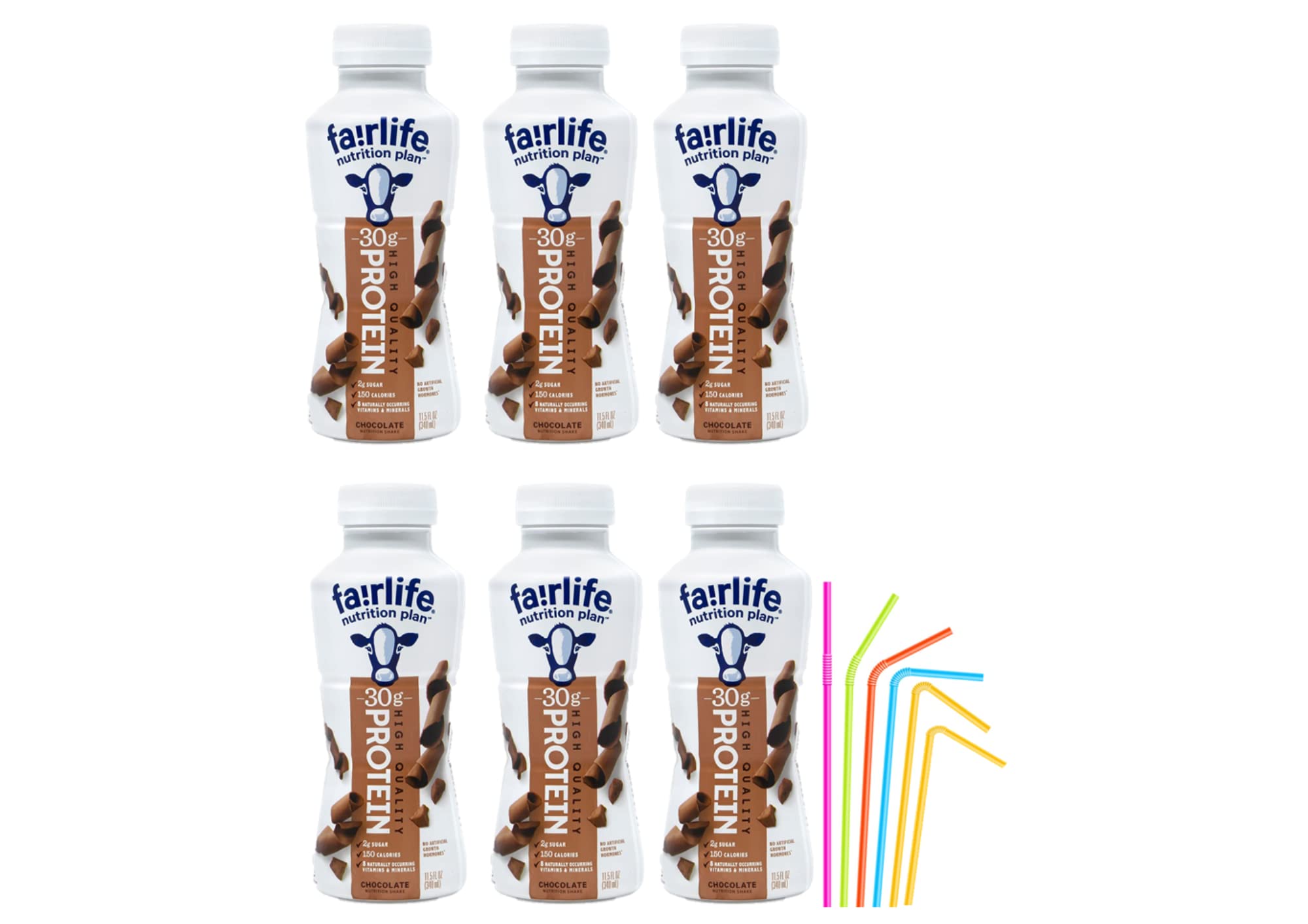 Fairlife Nutrition Plan High Protein Shake 6Pack 11.4 Fl Oz Bottles