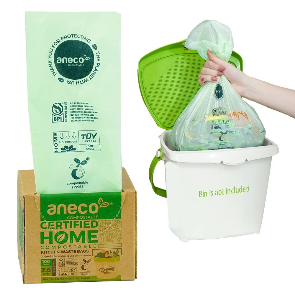 Simple Truth™ Small 2.6 Gallon Compostable Kitchen Trash Bags, 25