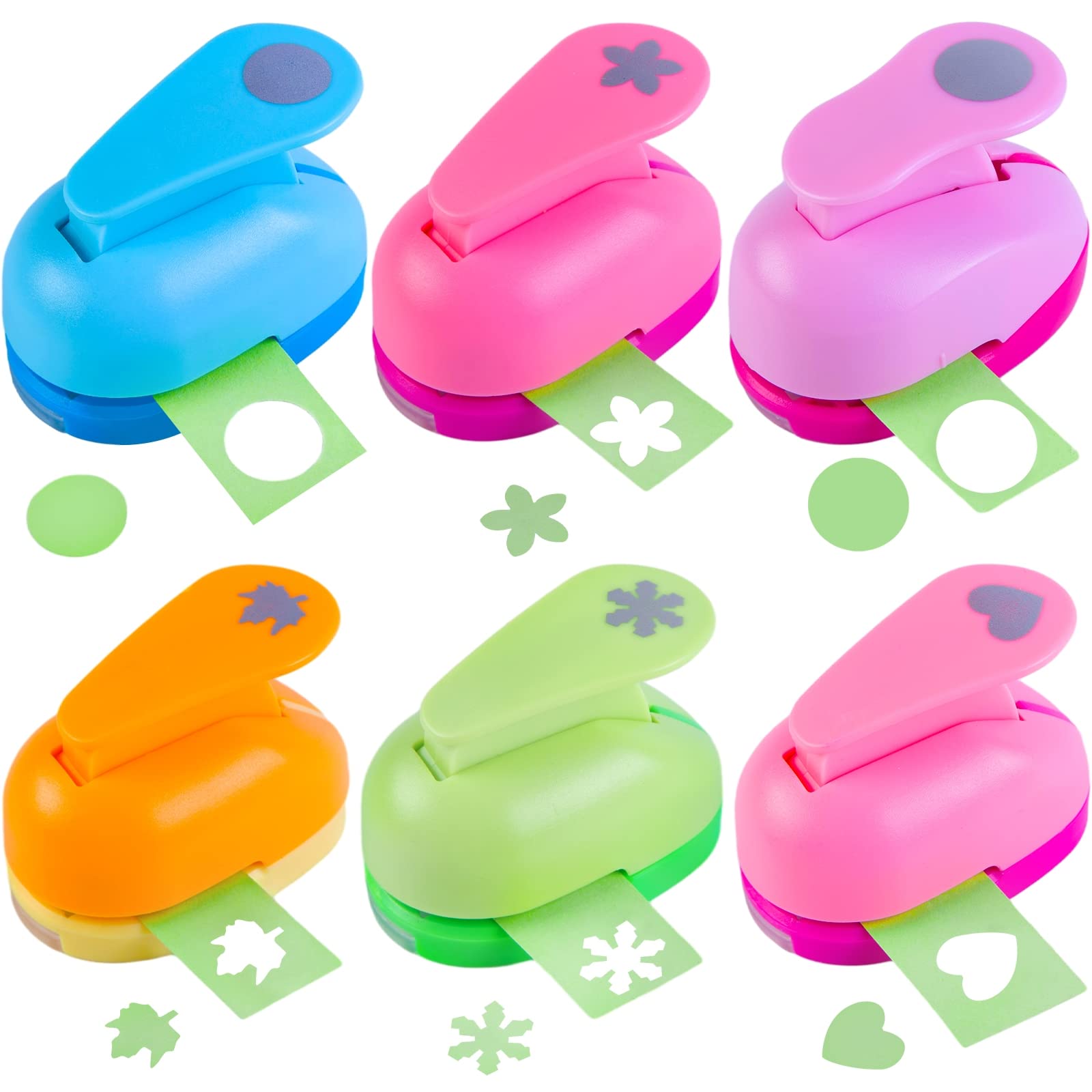  Hole Puncher - Paper Punches for Crafting, Hole Punch Shapes,  Star Hole Puncher, Hole Puncher for Crafts, Craft Supplies : Arts, Crafts &  Sewing