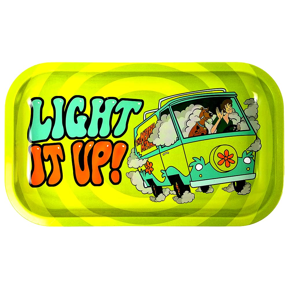 Puff Plate Light It Up  Scooby  Matching Tray & Grinder Set - Smoke Cargo