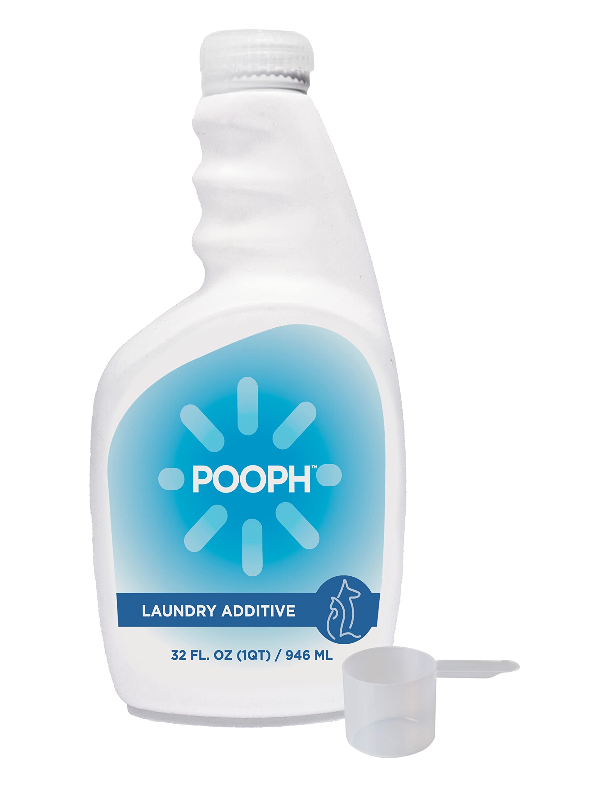 Pooph Laundry Additive, 32oz Bottle (16 Loads) - Dismantles Odors