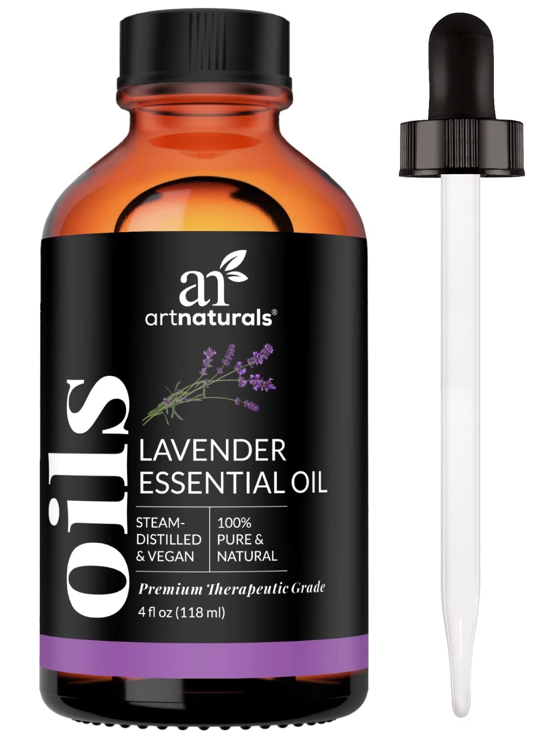 artnaturals 100% Pure Lavender Essential Oil - (4 Fl Oz / 120ml